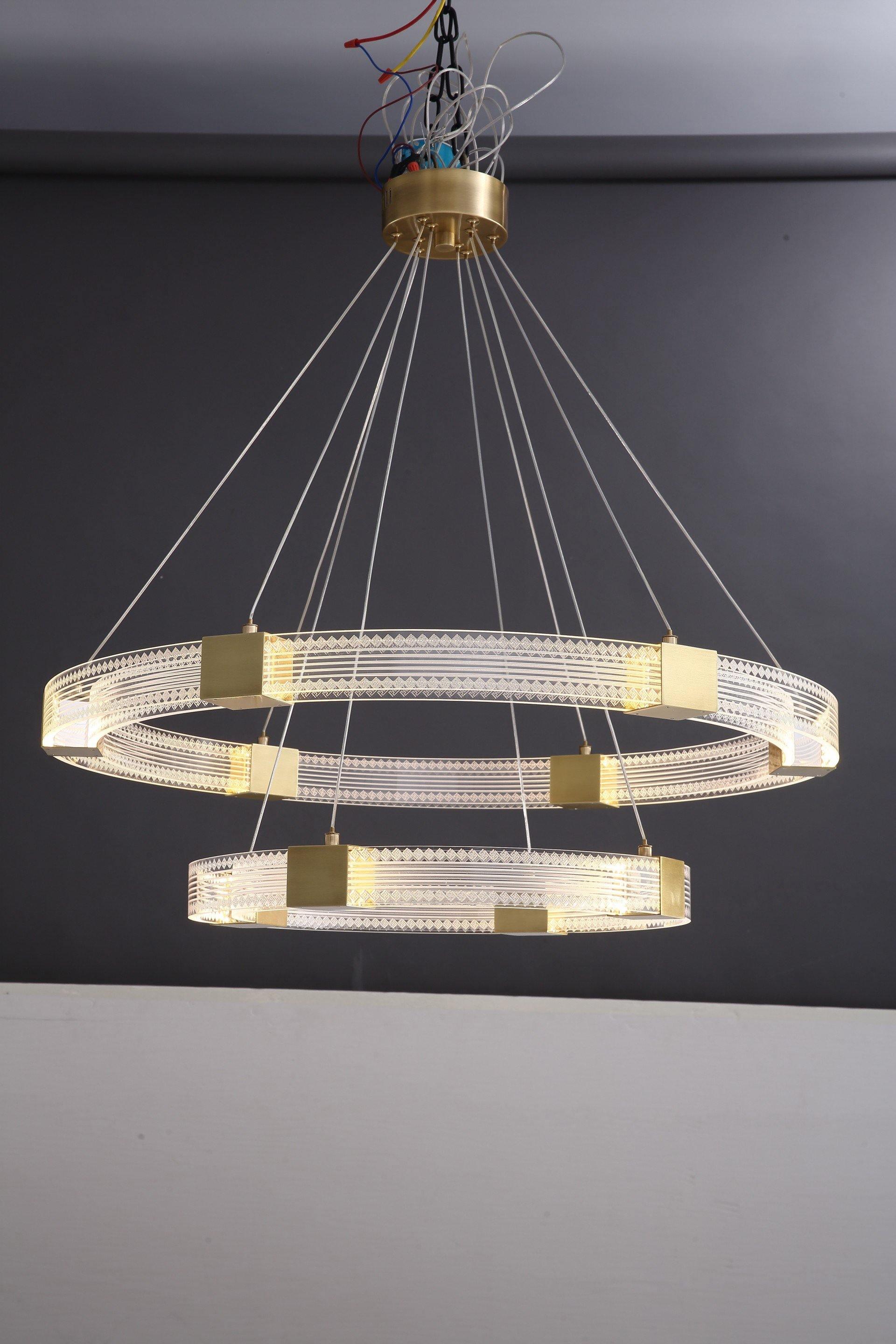 Parallel Ring LED Chandelier - Letslighting