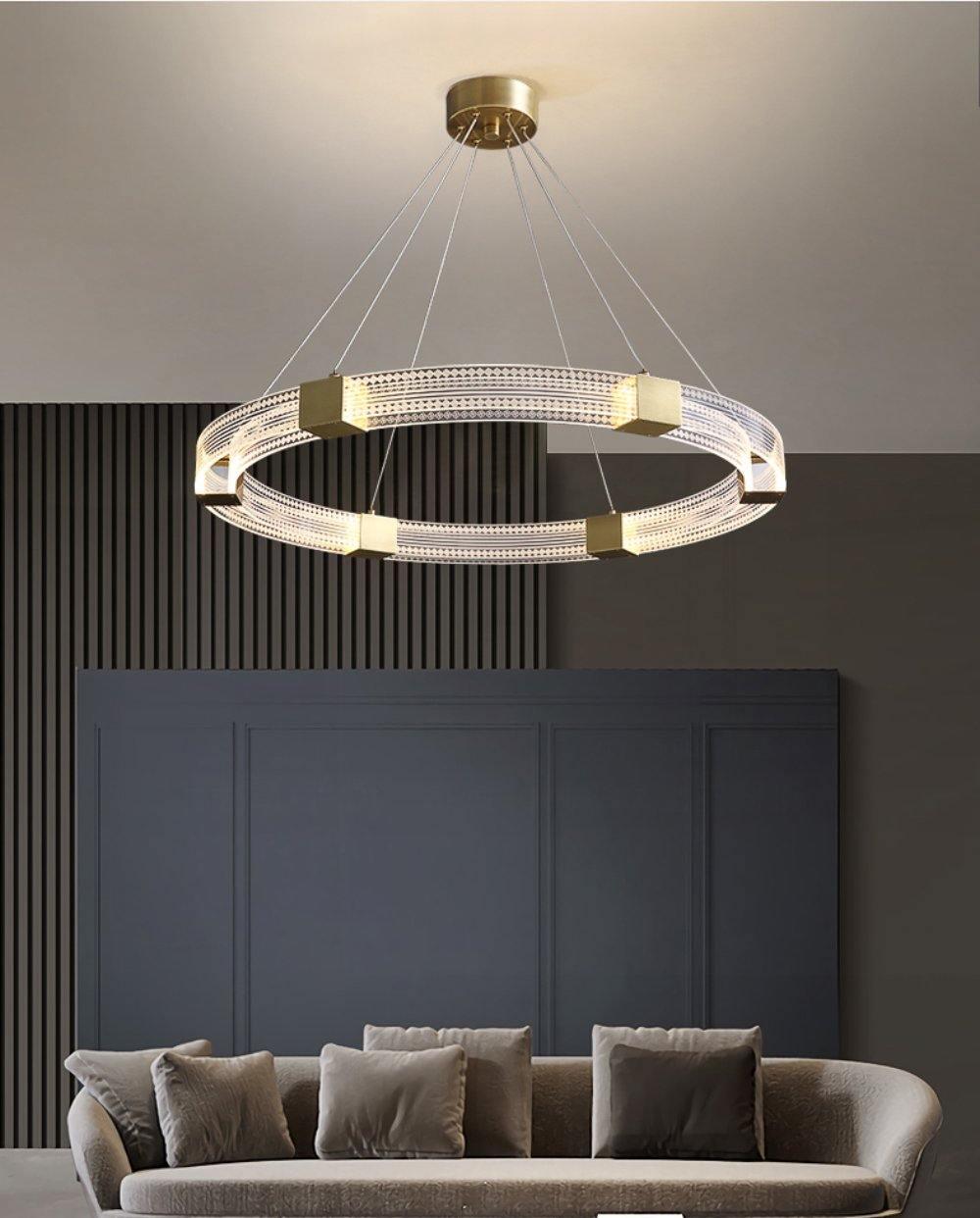 Parallel Ring LED Chandelier - Letslighting