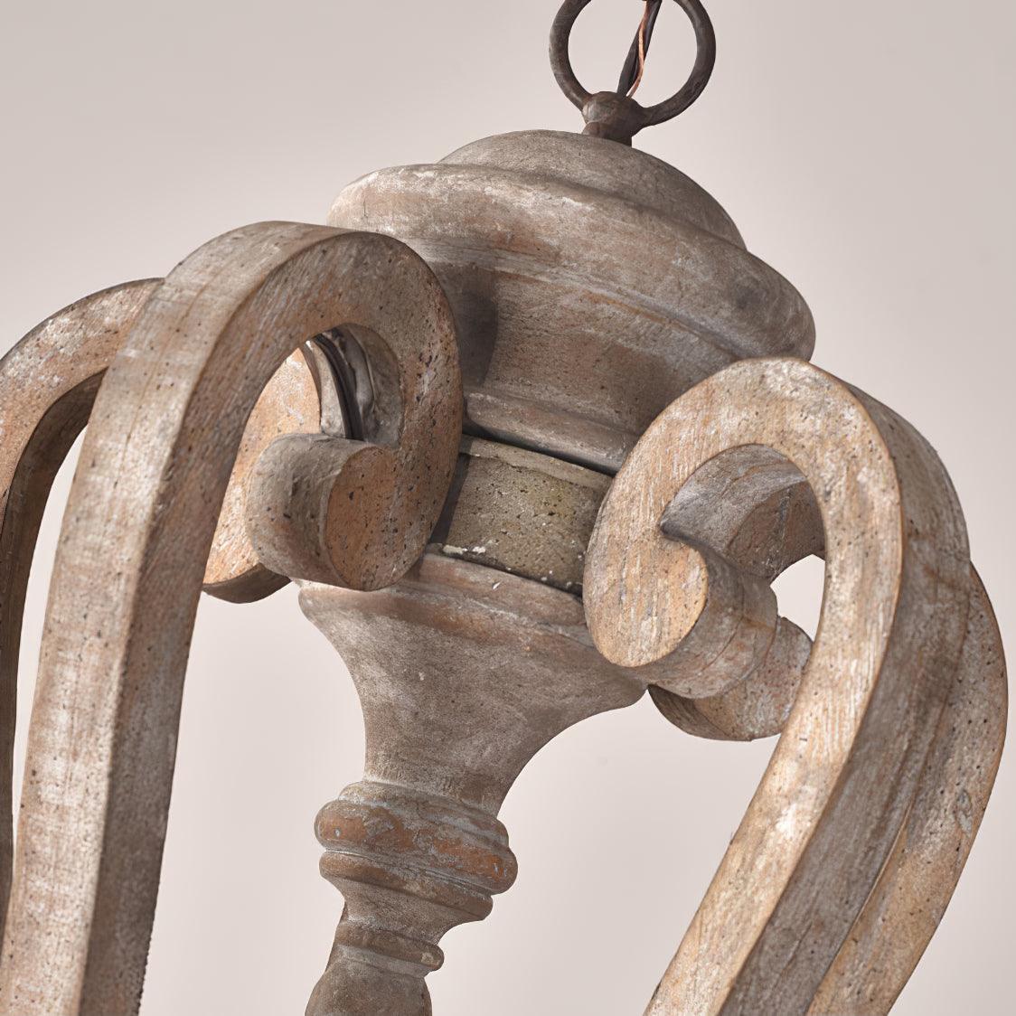 Parrotuncle Wooden Candle Chandelier - Letslighting