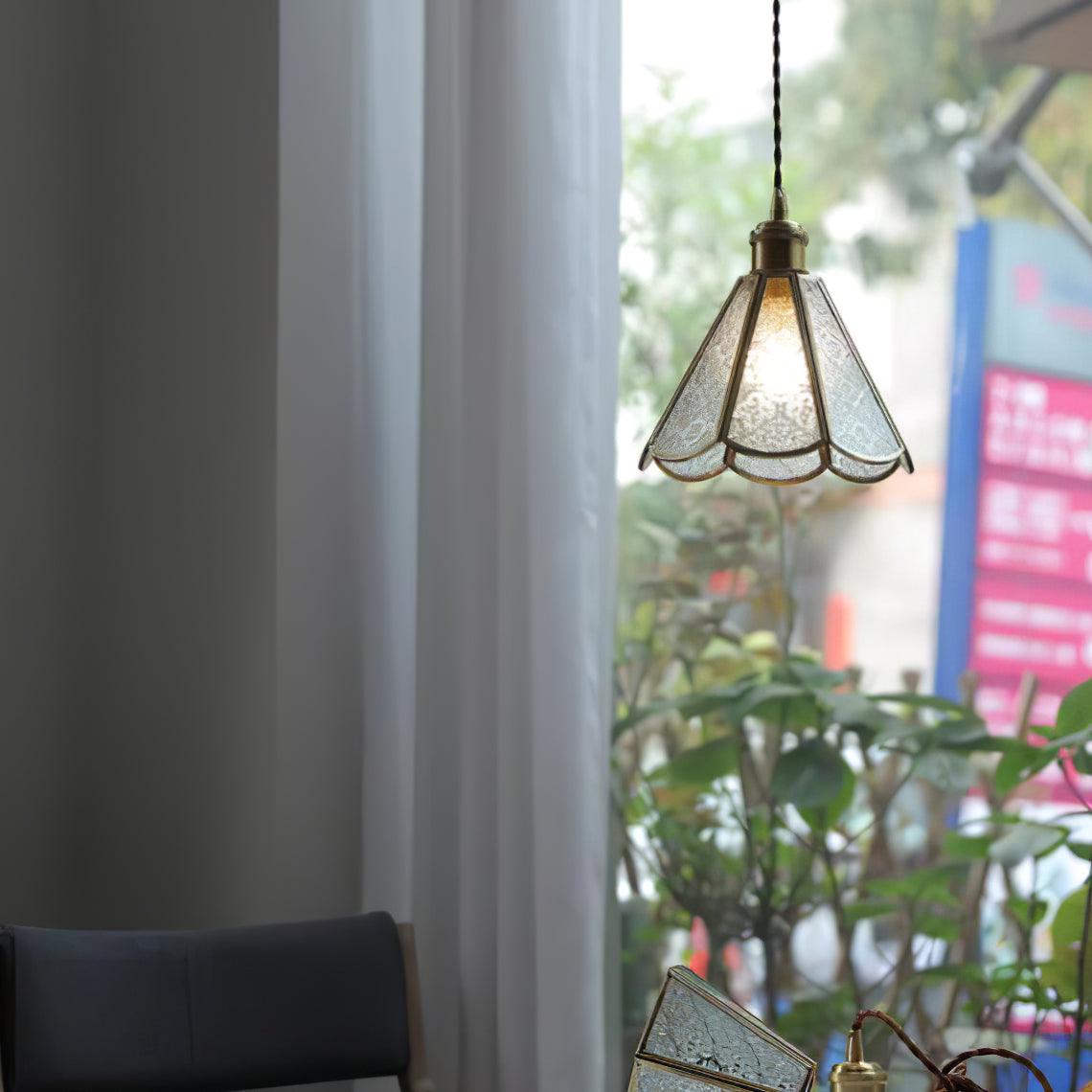 Patterned Glass Pendant Lamp - Letslighting