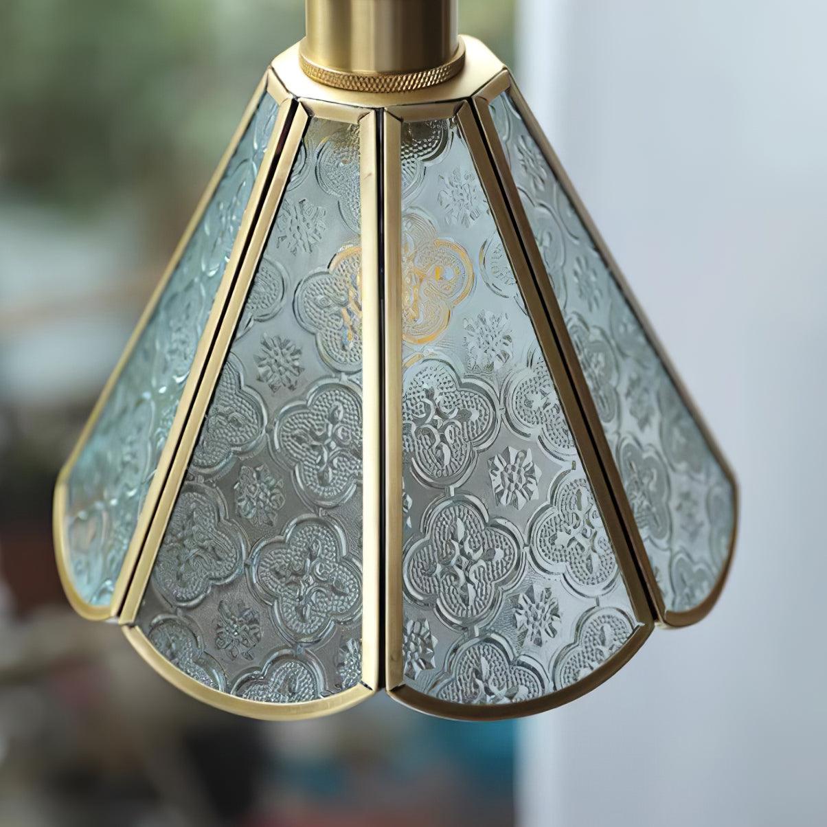 Patterned Glass Pendant Lamp - Letslighting