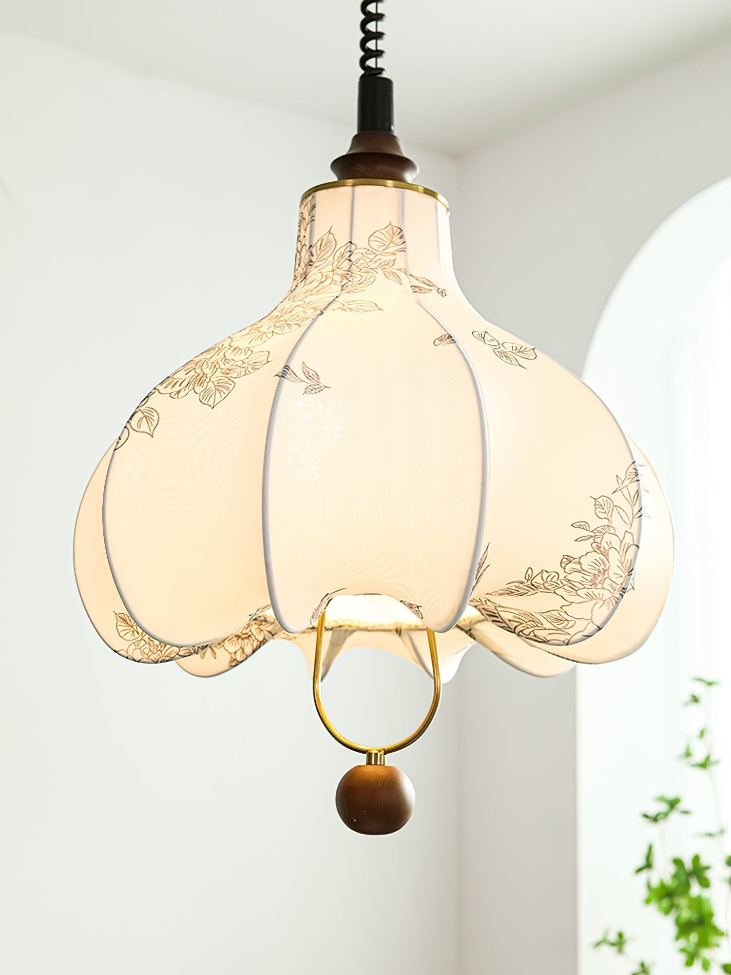 Pear Fabric Pendant Lamp - Letslighting