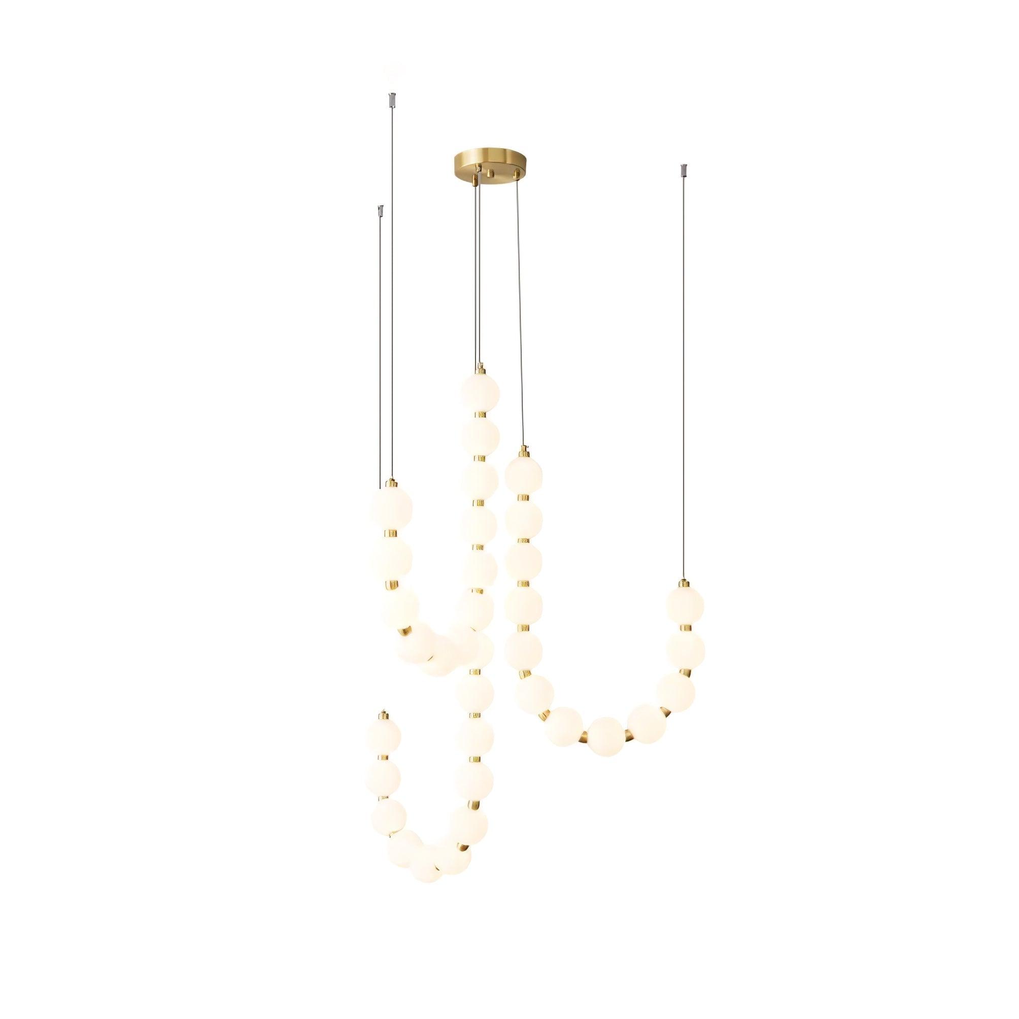 Pearl Modernl Glass Chandelier - Letslighting