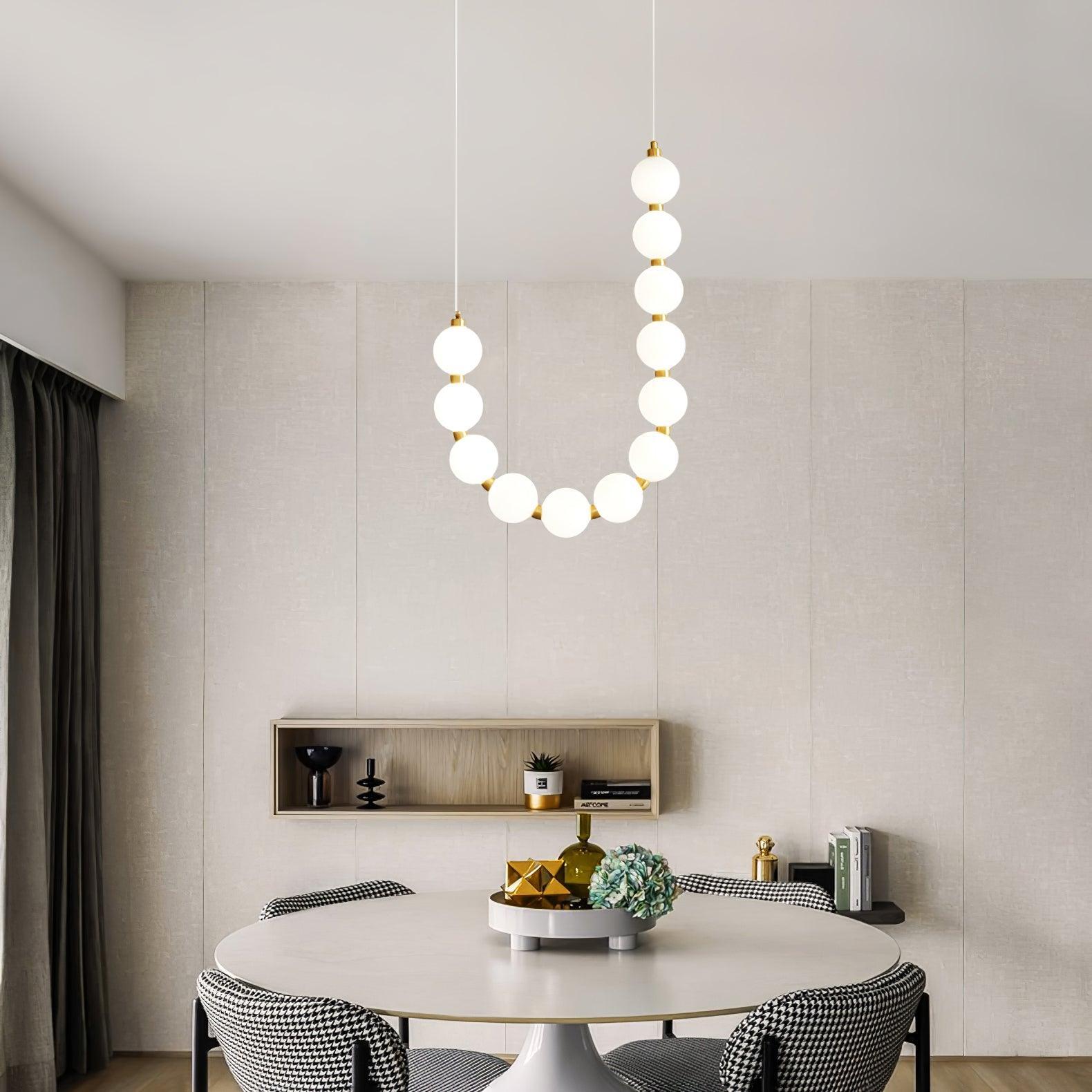 Pearl Modernl Glass Chandelier - Letslighting