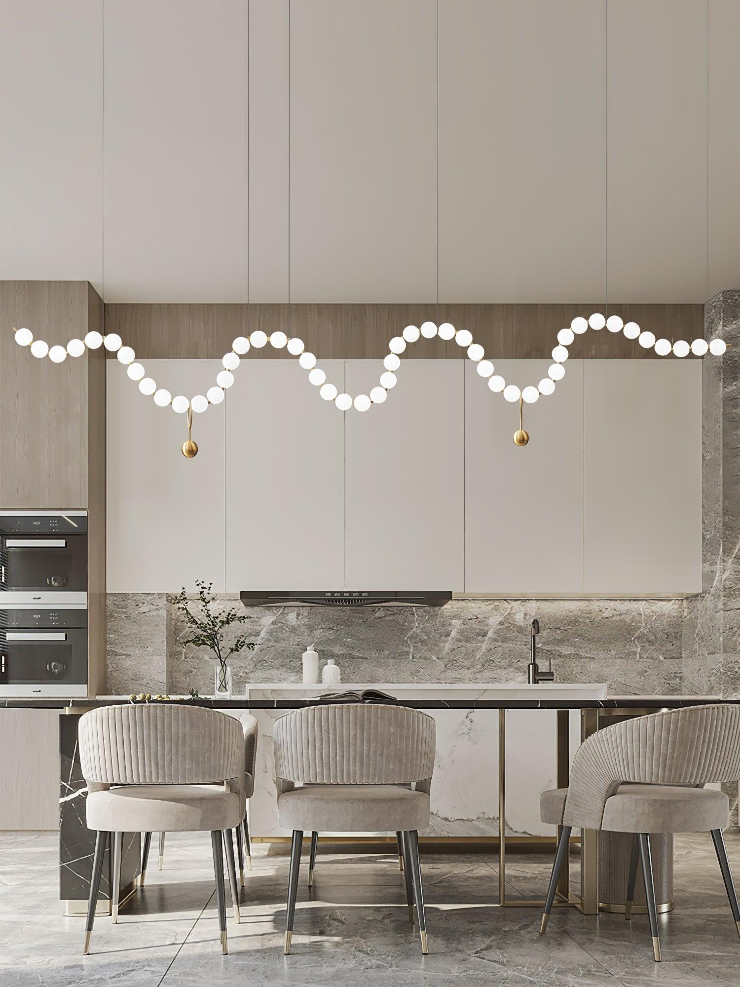 Pearl Modernl Glass Chandelier - Letslighting