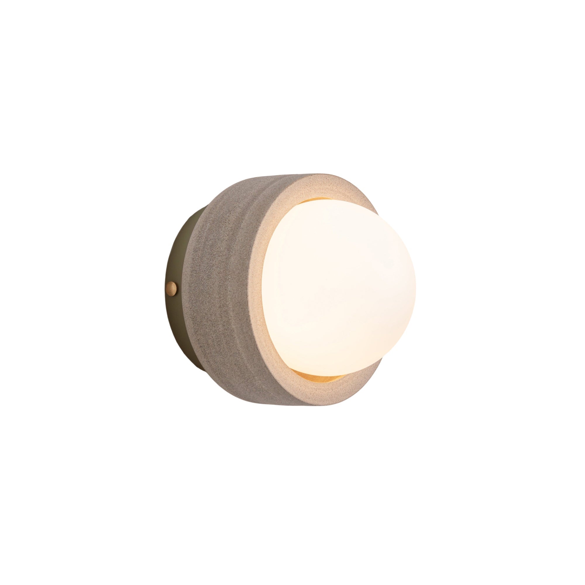Carinor Modern Minimalist Travertine Metal Wall Lamp - Lamp Copper