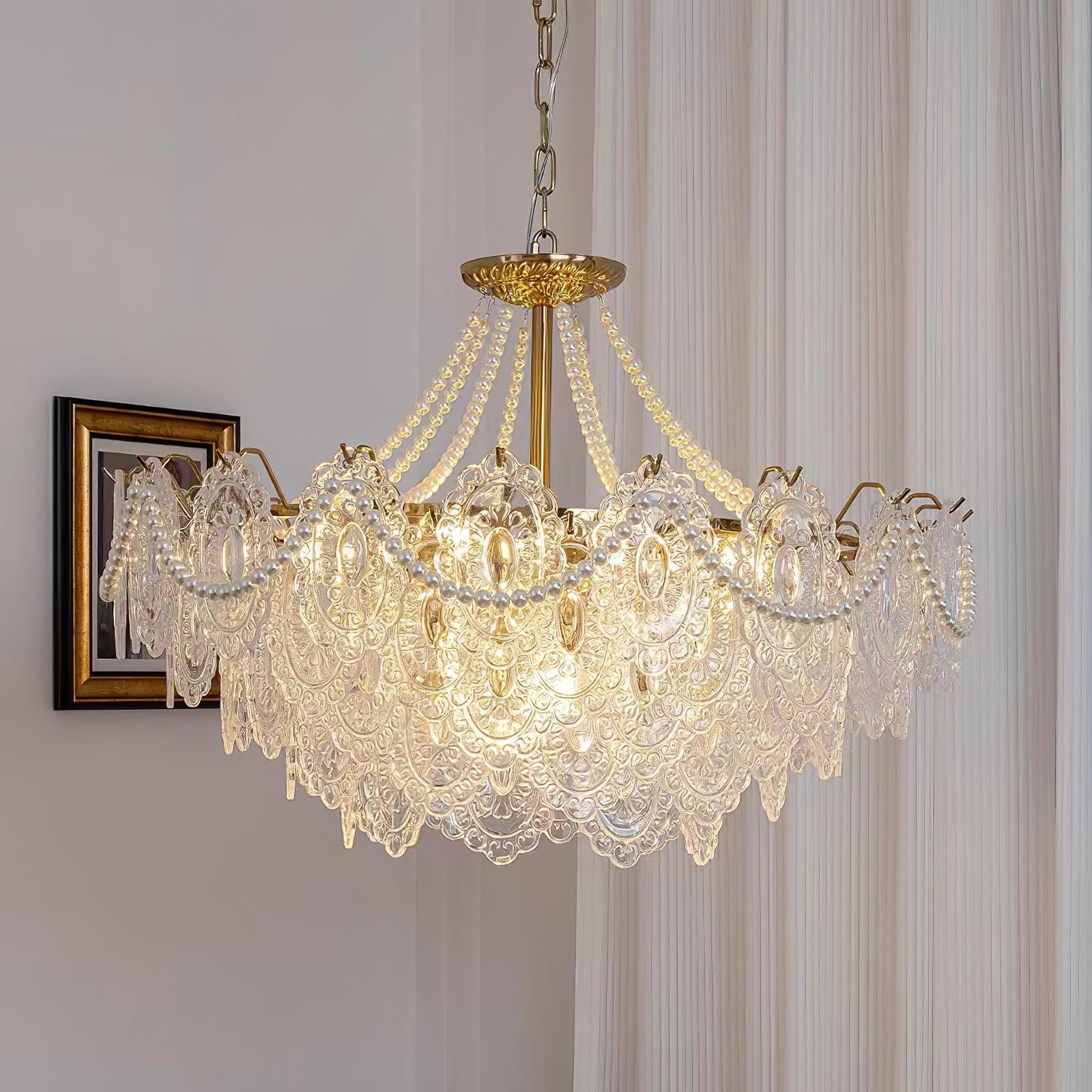 Pearls Glass Chandelier - Letslighting
