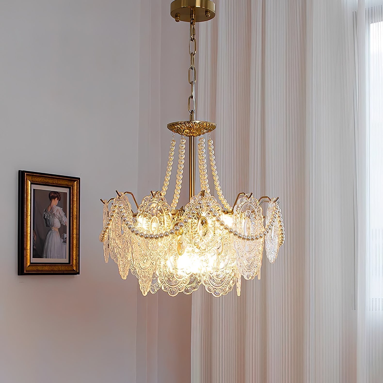 Pearls Glass Chandelier - Letslighting