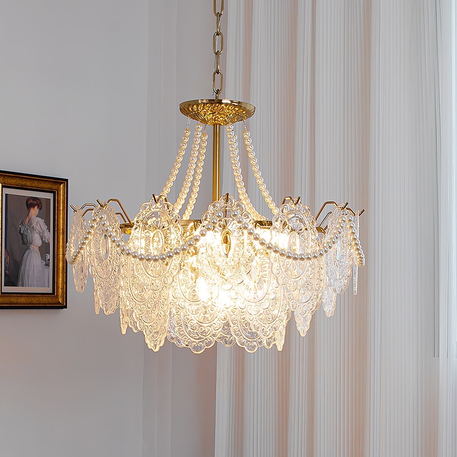 Pearls Glass Chandelier - Letslighting