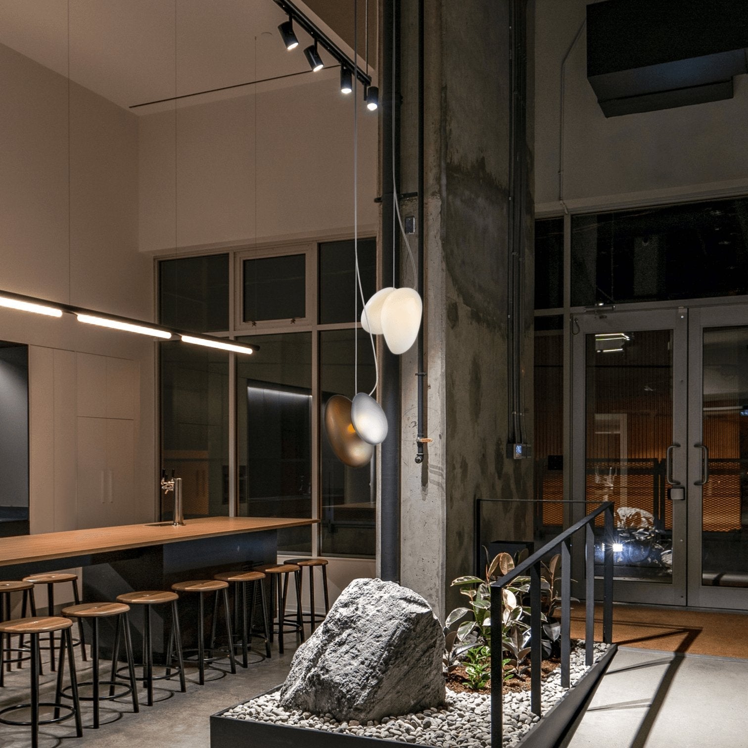 Translucent Frosted Glass Pendant Light - Letslighting