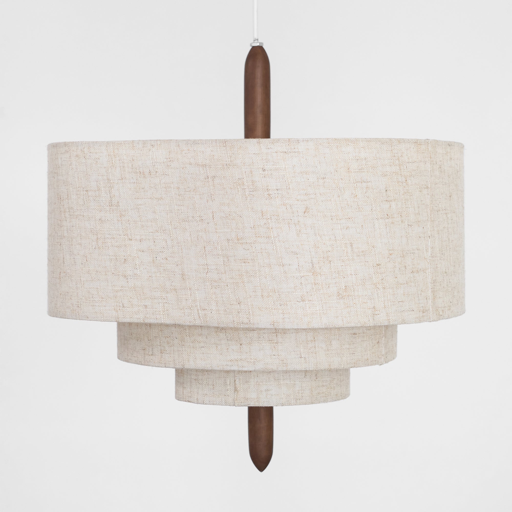 Ritta Modern Pebble Fabric Pendant Light Three Layers