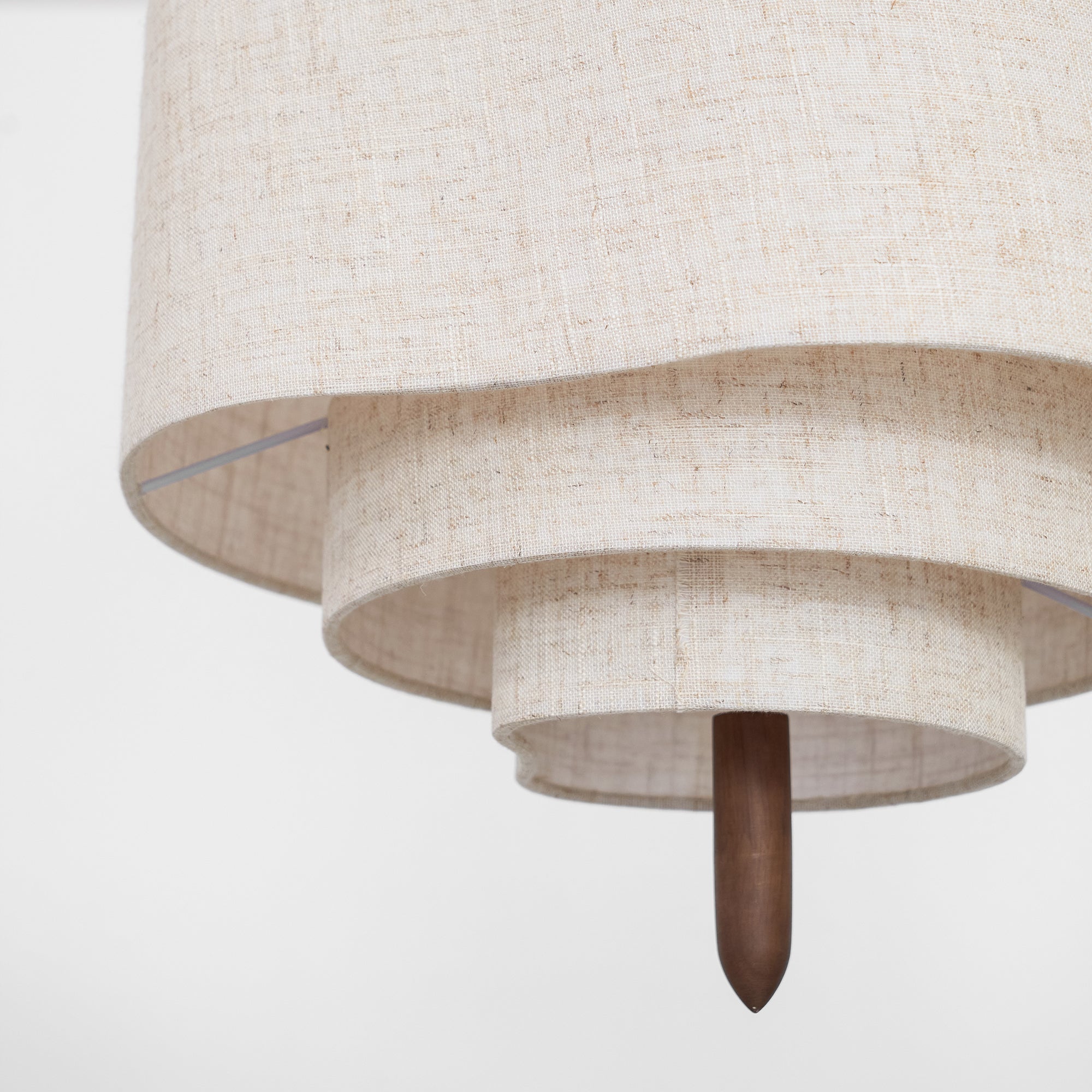 Ritta Modern Pebble Fabric Pendant Light Three Layers