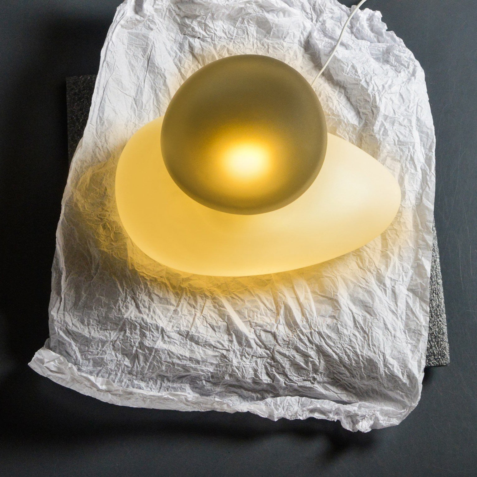 Translucent Frosted Glass Pendant Light - Letslighting