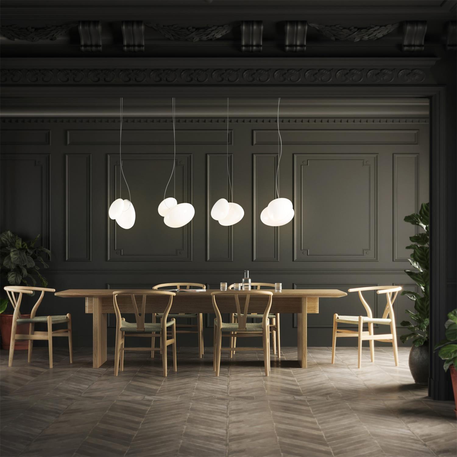 Translucent Frosted Glass Pendant Light - Letslighting