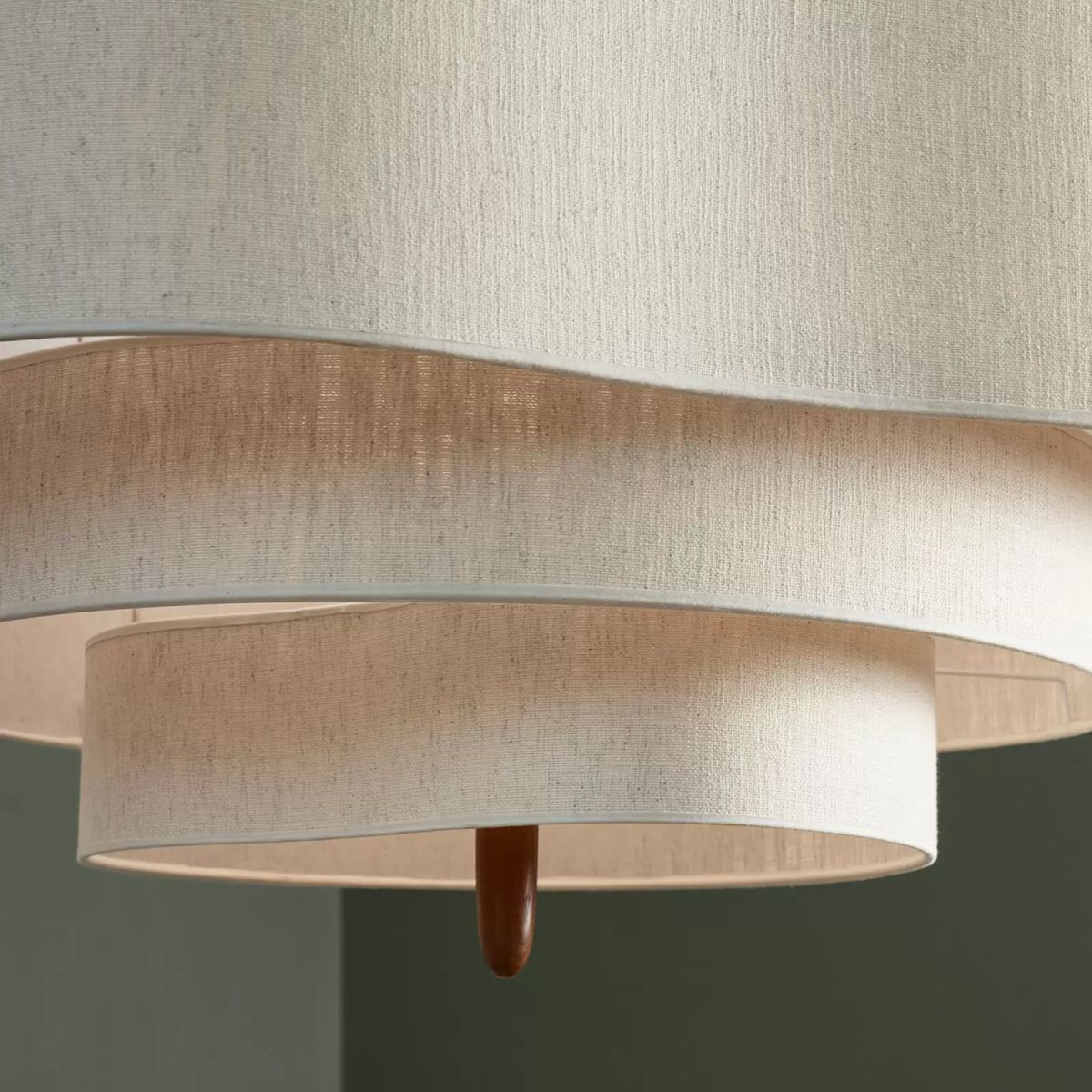 Altheus Premium Nordic Pebble Fabric Metal Pendant Lamp - Lamp Copper
