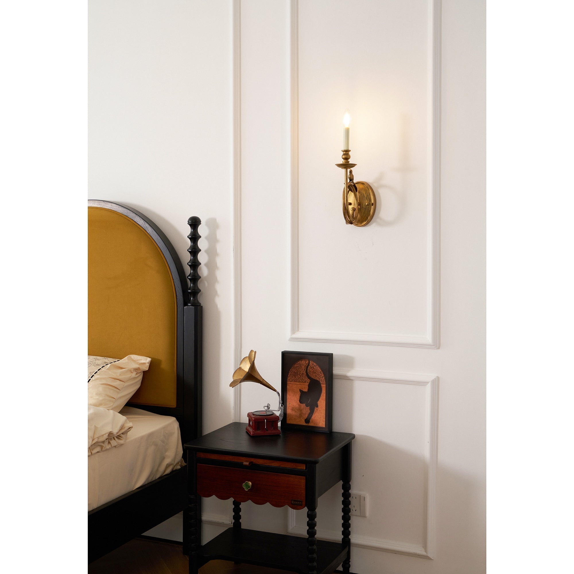 Utheara Vintage Industrial Bird Metal Sconce Wall Lamp - Lamp Copper