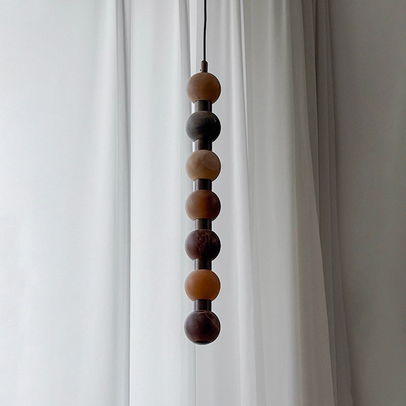Ulshae Modern Minimalist Art Marble Pendant Lamp - Lamp Copper