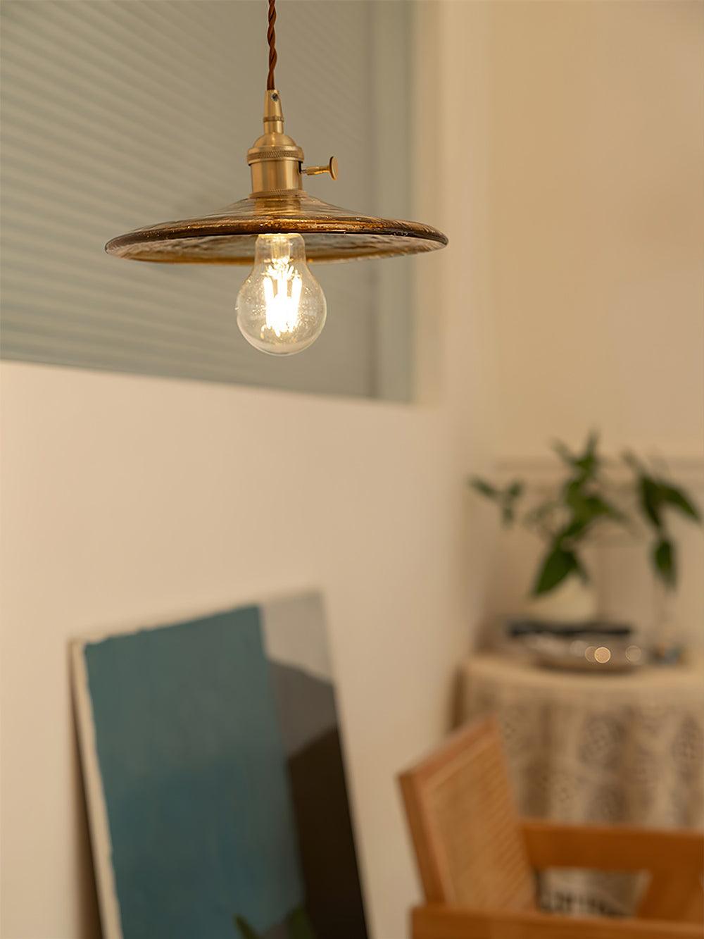 Sage Vintage Glass Pendant Light - Letslighting