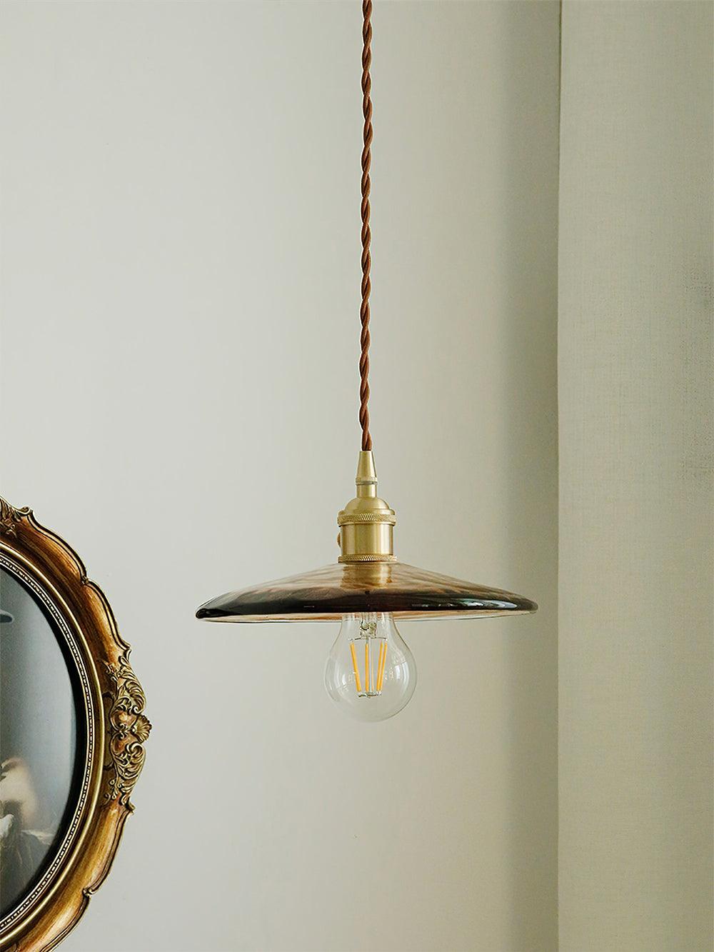 Sage Vintage Glass Pendant Light - Letslighting
