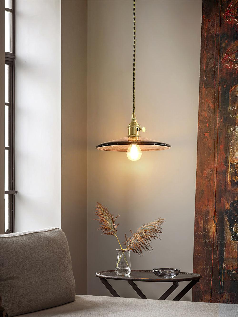 Sage Vintage Glass Pendant Light - Letslighting