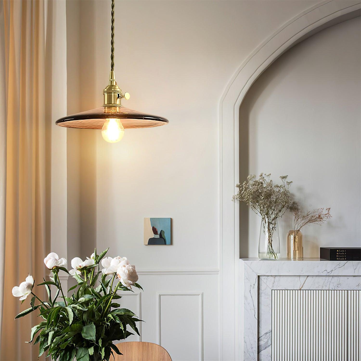 Sage Vintage Glass Pendant Light - Letslighting