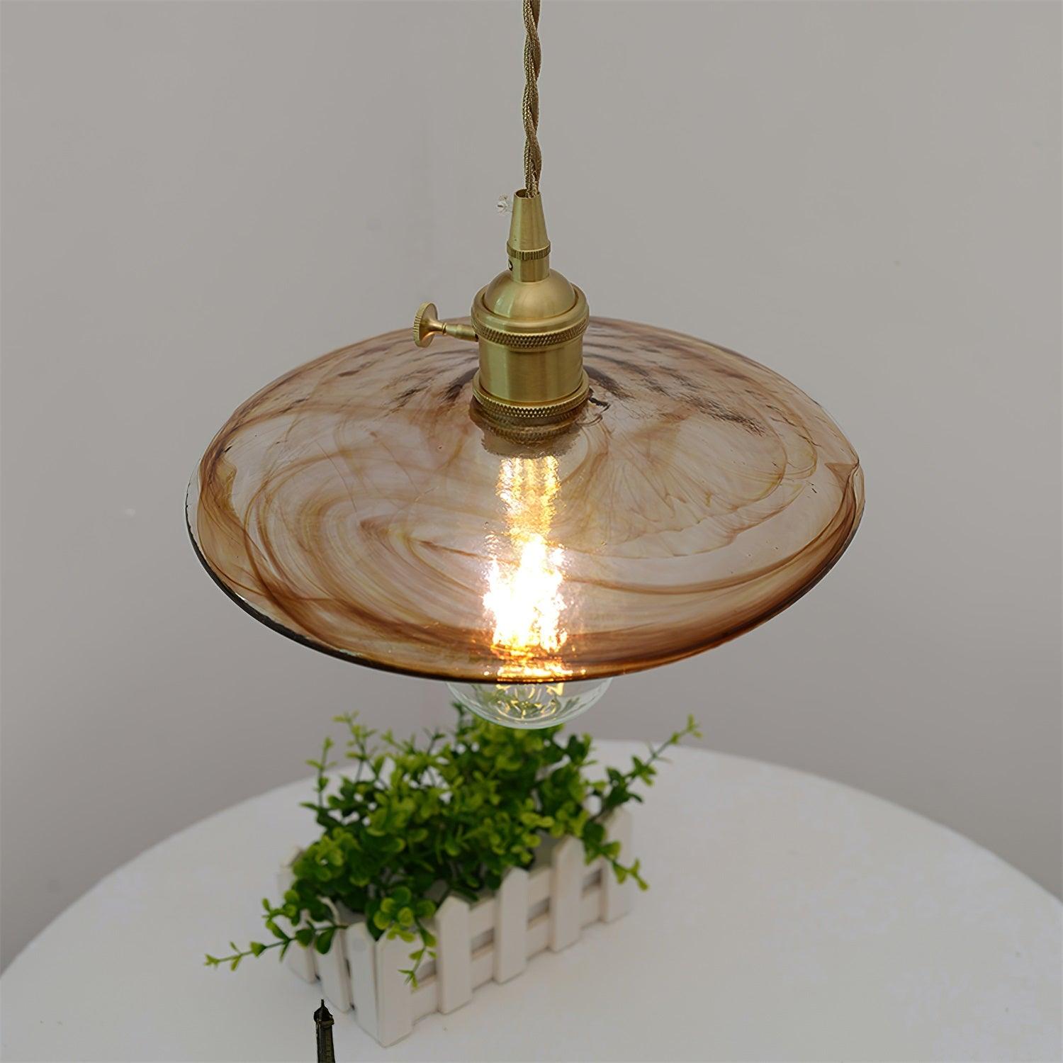 Sage Vintage Glass Pendant Light - Letslighting