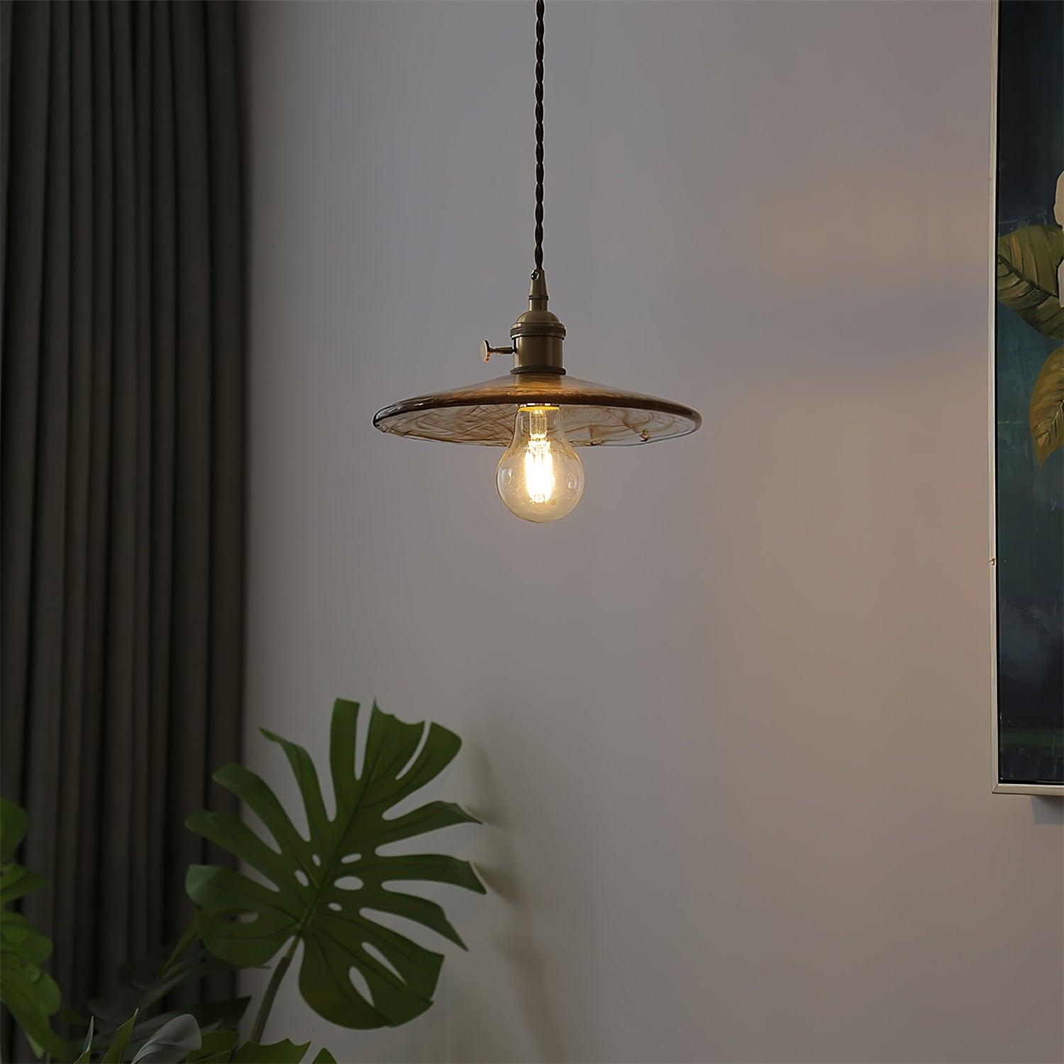 Sage Vintage Glass Pendant Light - Letslighting