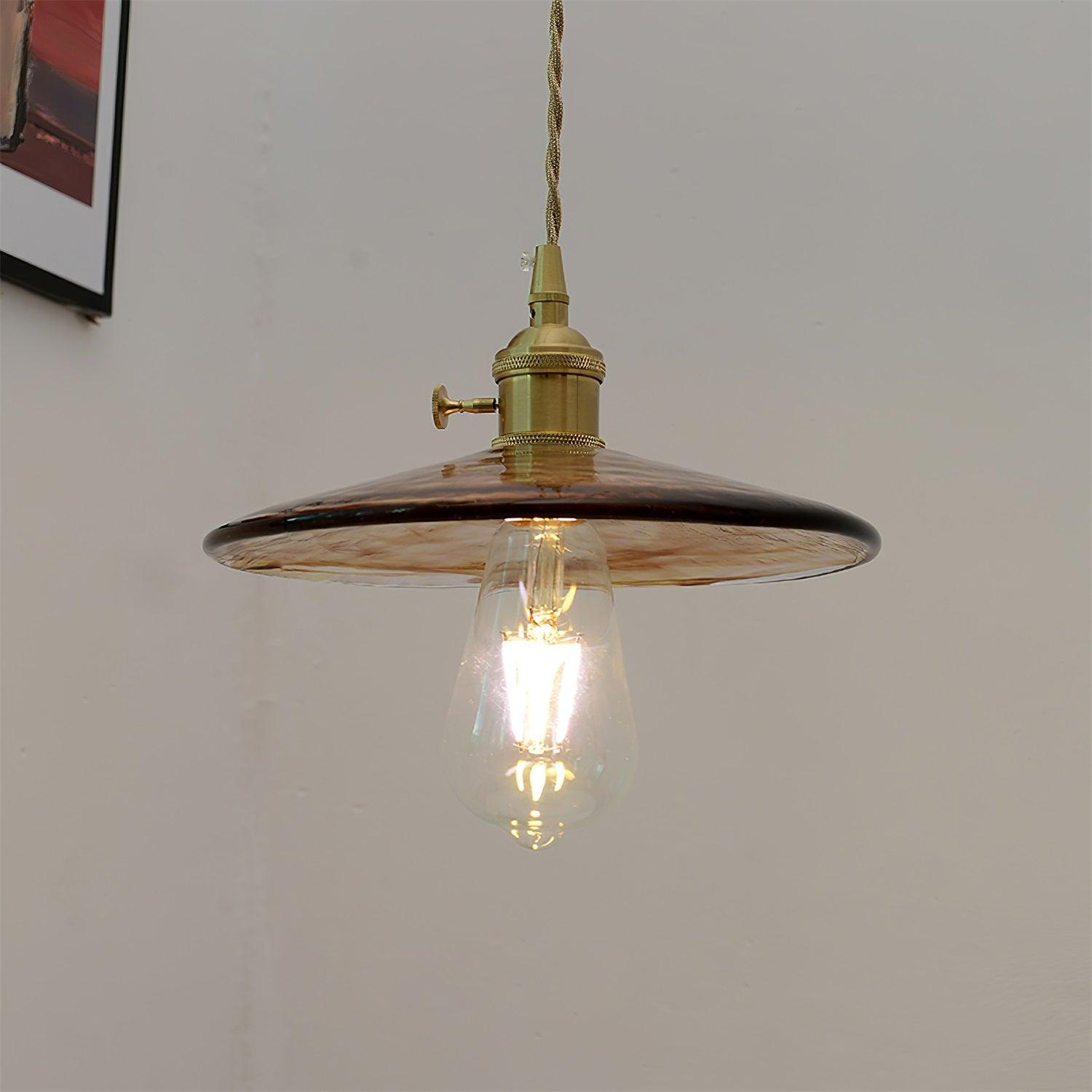 Sage Vintage Glass Pendant Light - Letslighting