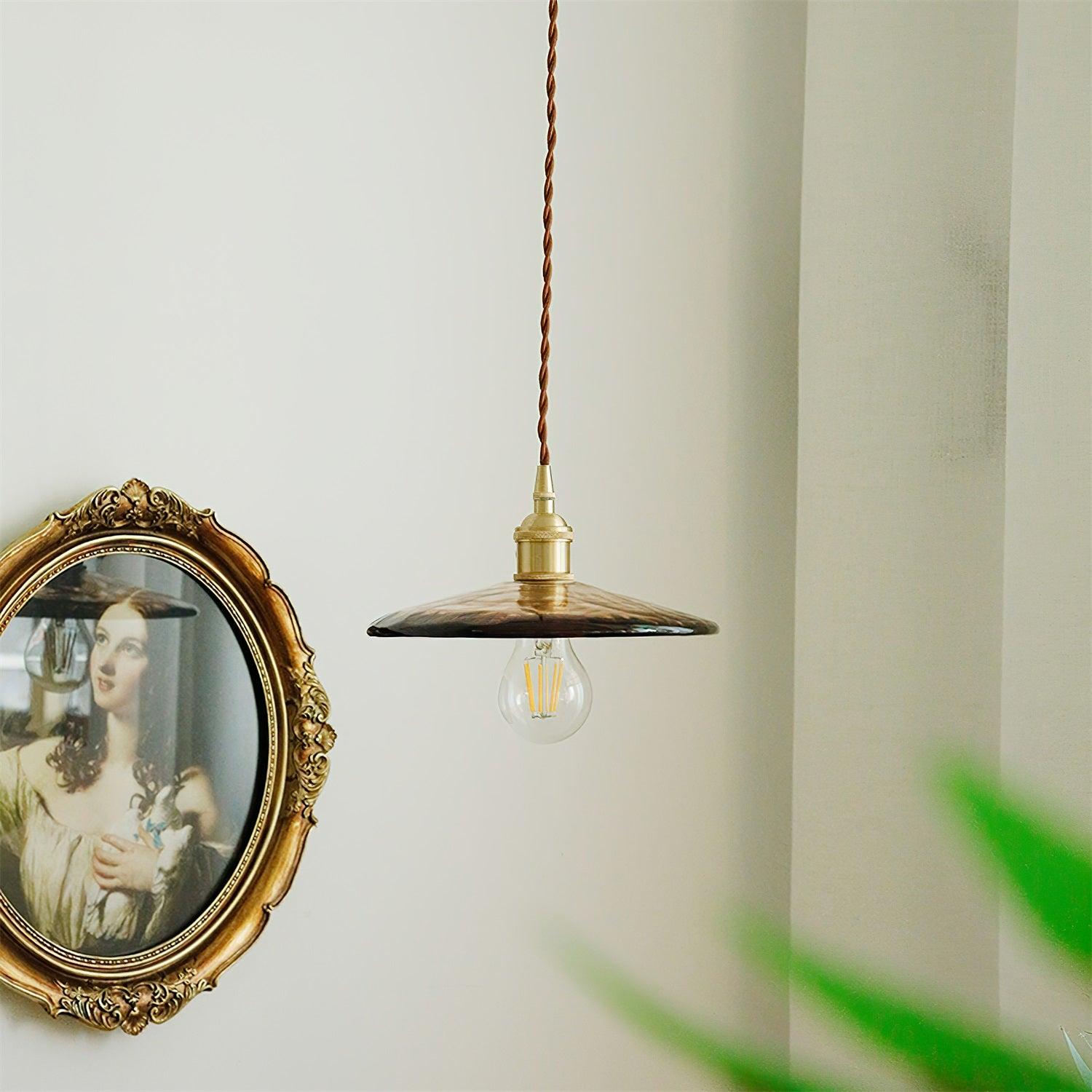 Sage Vintage Glass Pendant Light - Letslighting