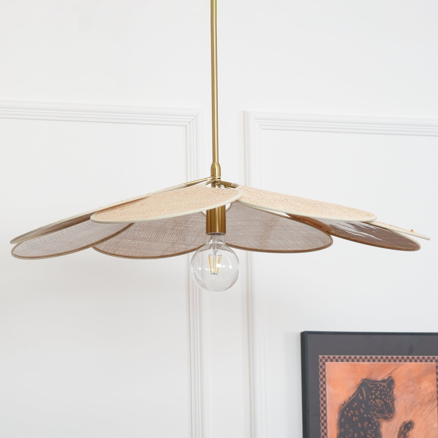 Petals Bloom Rattan Pendant Lamp - Letslighting