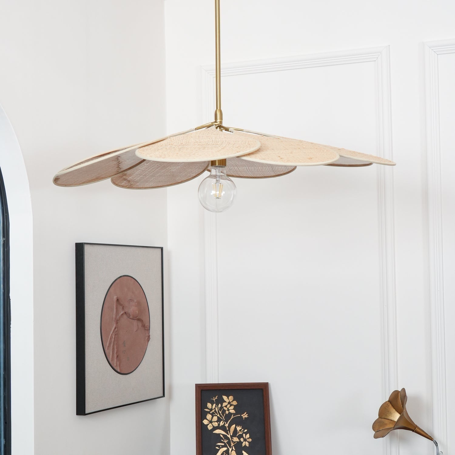 Petals Bloom Rattan Pendant Lamp - Letslighting