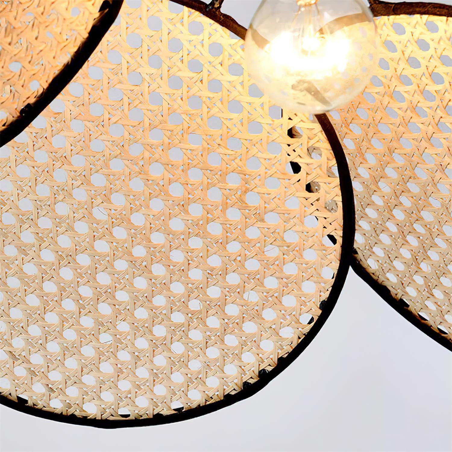 Petals Rattan Pendant Lamp - Letslighting