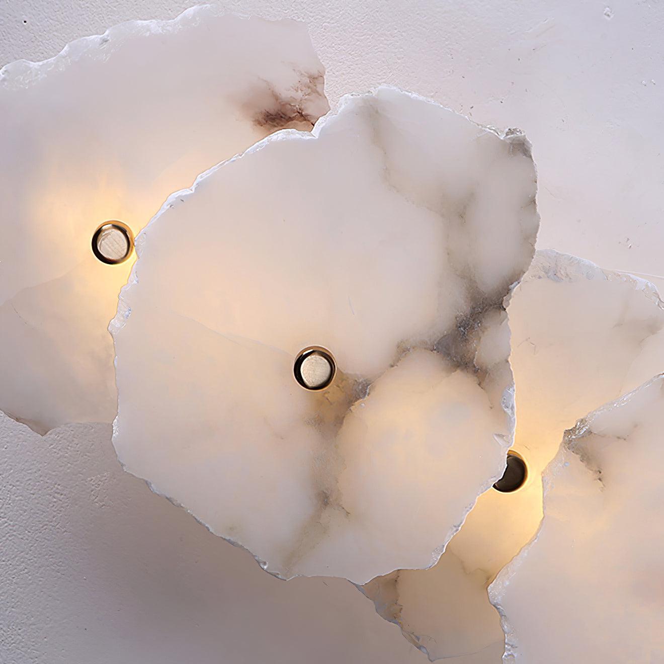 Alaeila Floral Cluster Alabaster Wall Light - Letslighting