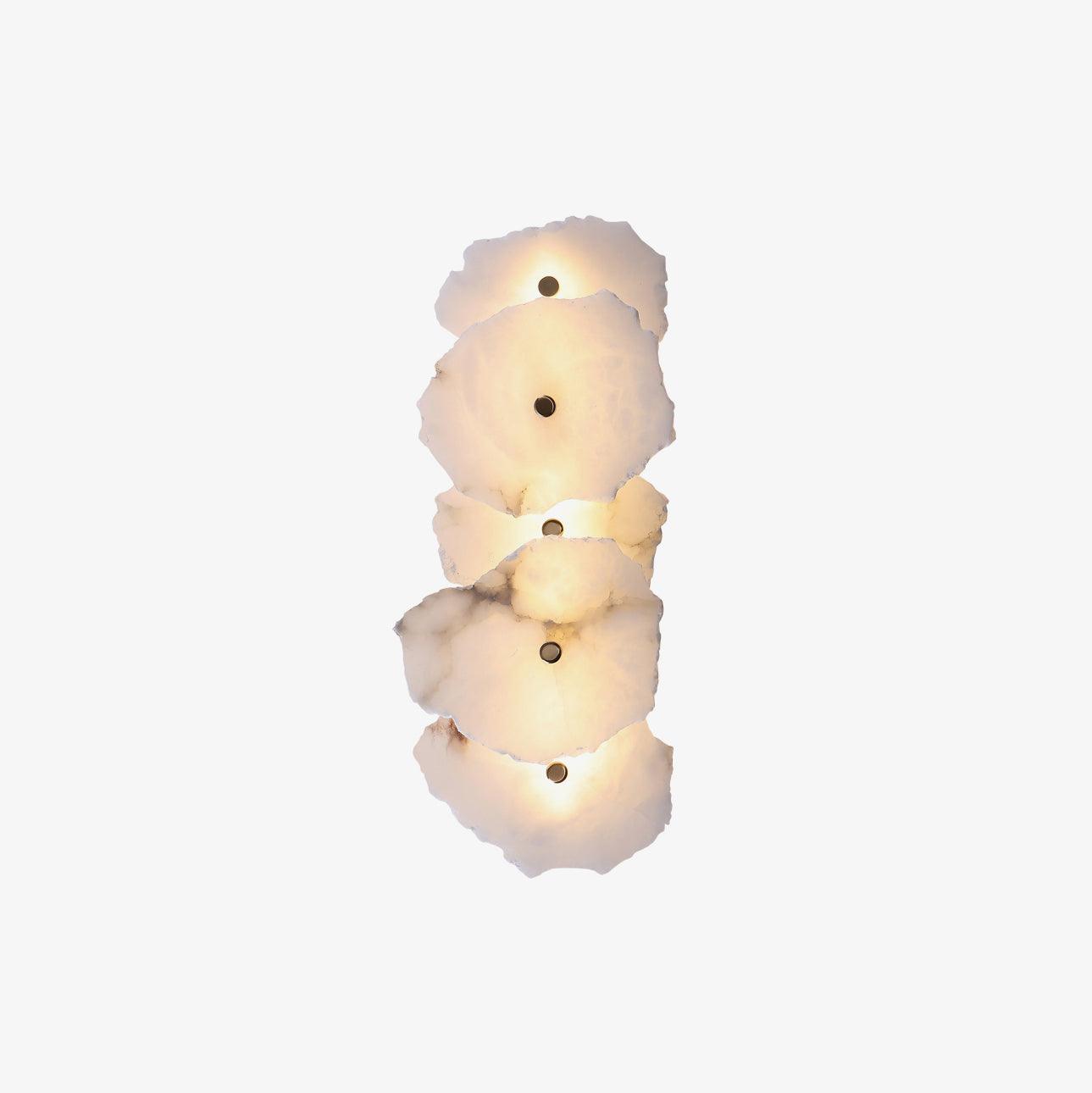 Alaeila Floral Cluster Alabaster Wall Light - Letslighting