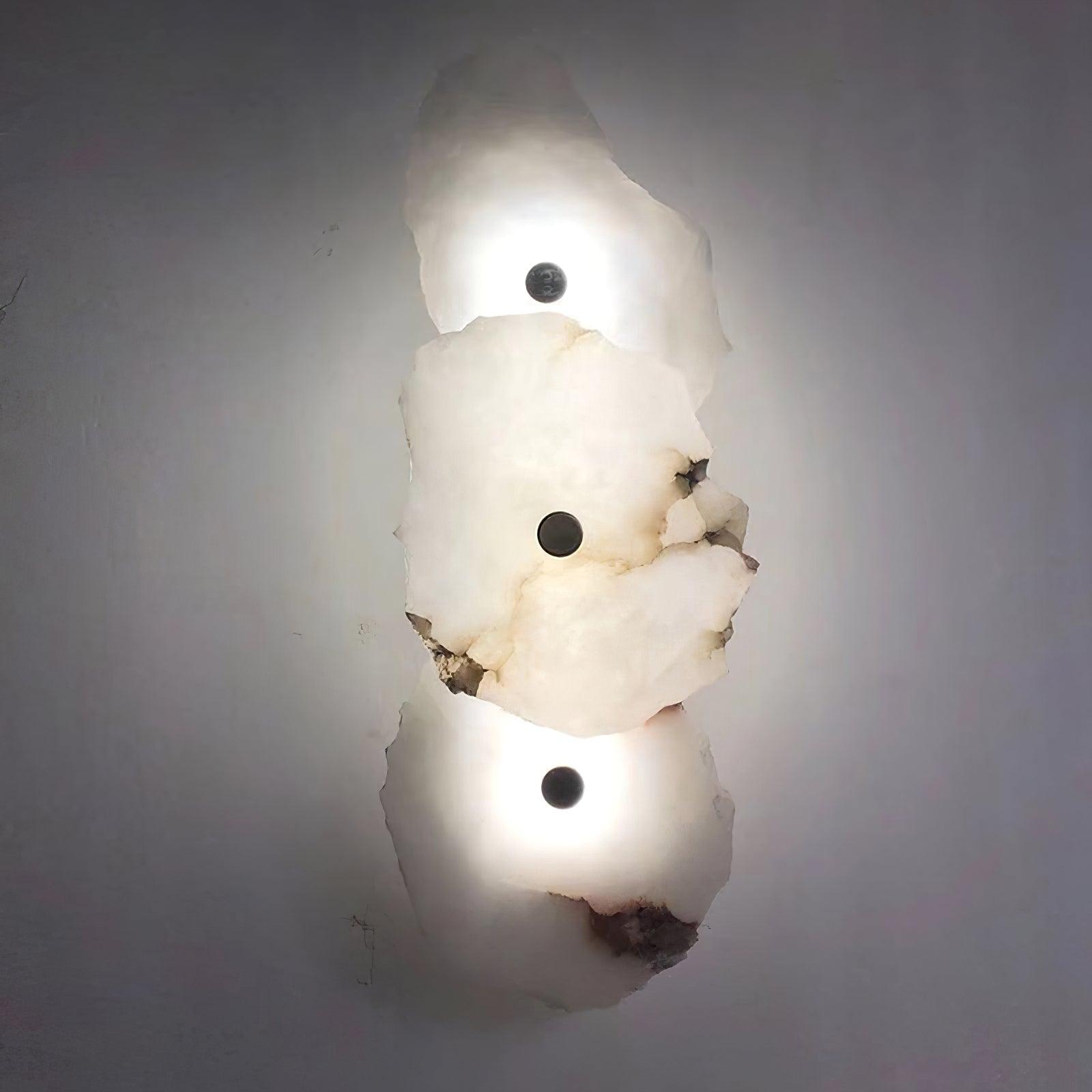 Alaeila Floral Cluster Alabaster Wall Light - Letslighting