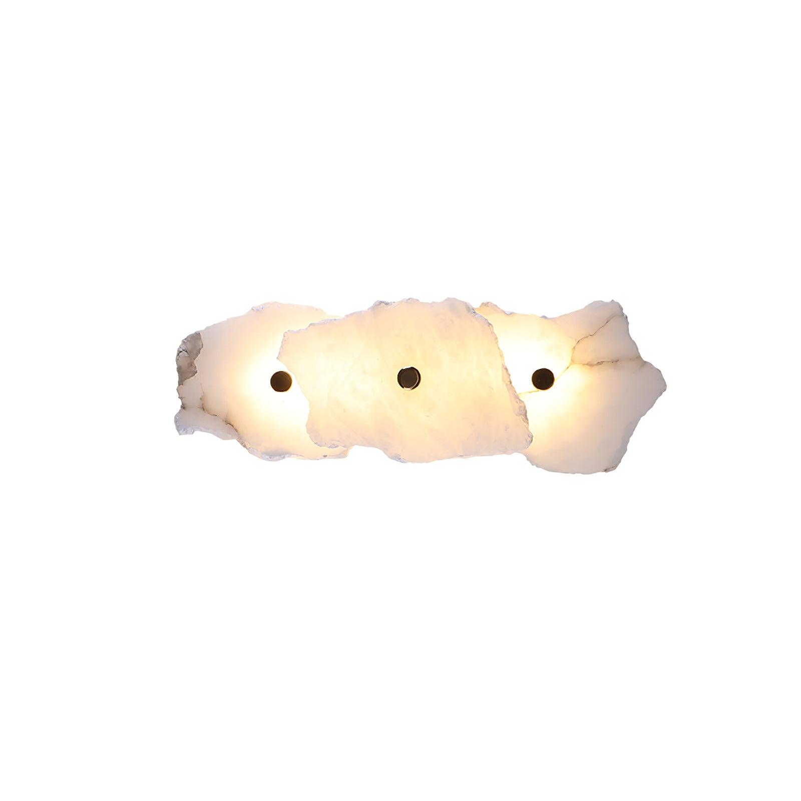 Alaeila Floral Cluster Alabaster Wall Light - Letslighting
