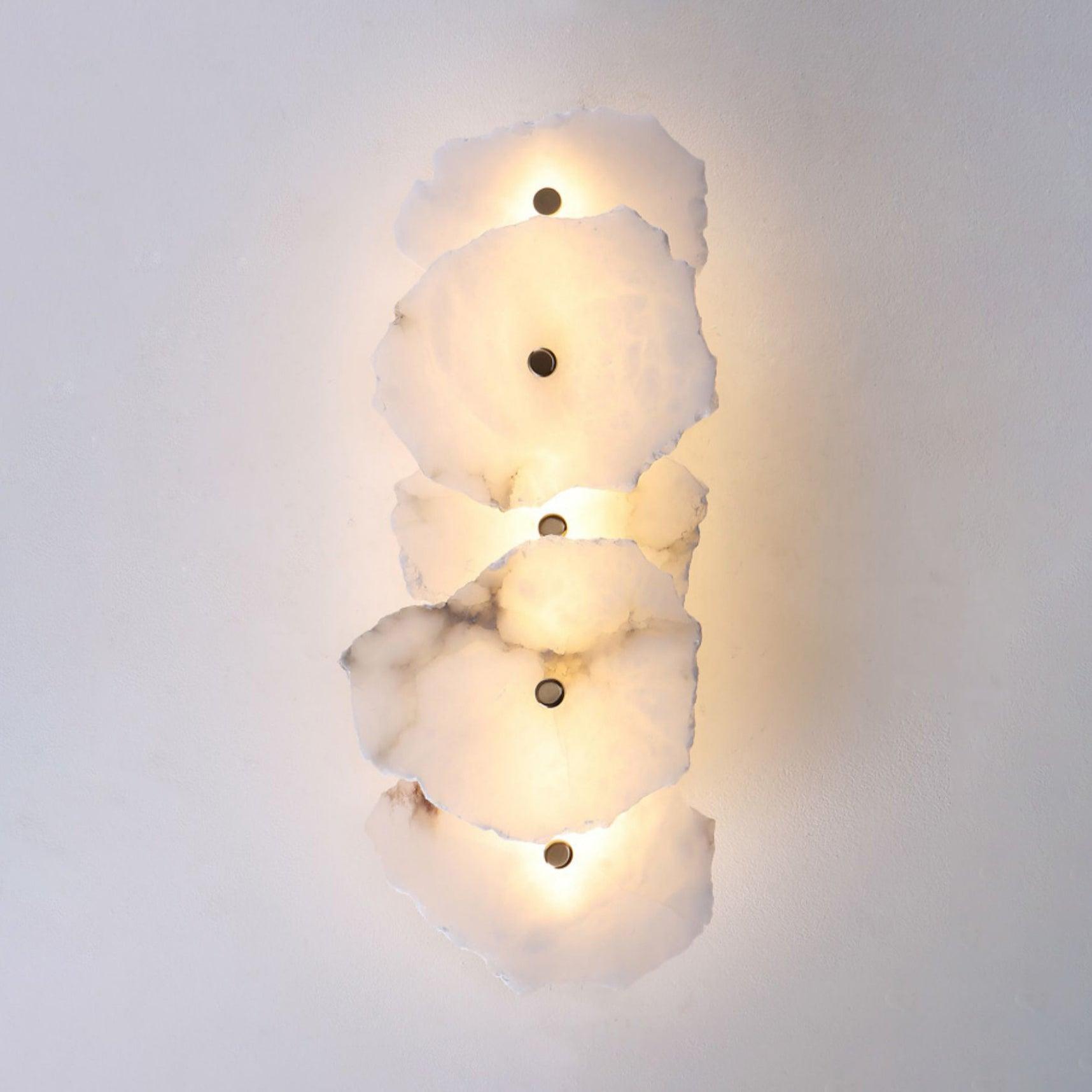 Ritta Lámpara de Pared Flor de Alabastro