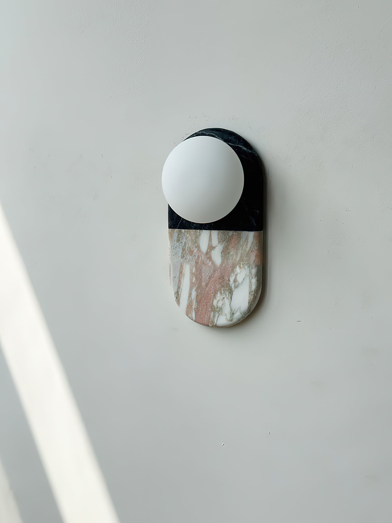 Alvynan Modern Minimalist Marble Sconce Wall Lamp - Lamp Copper