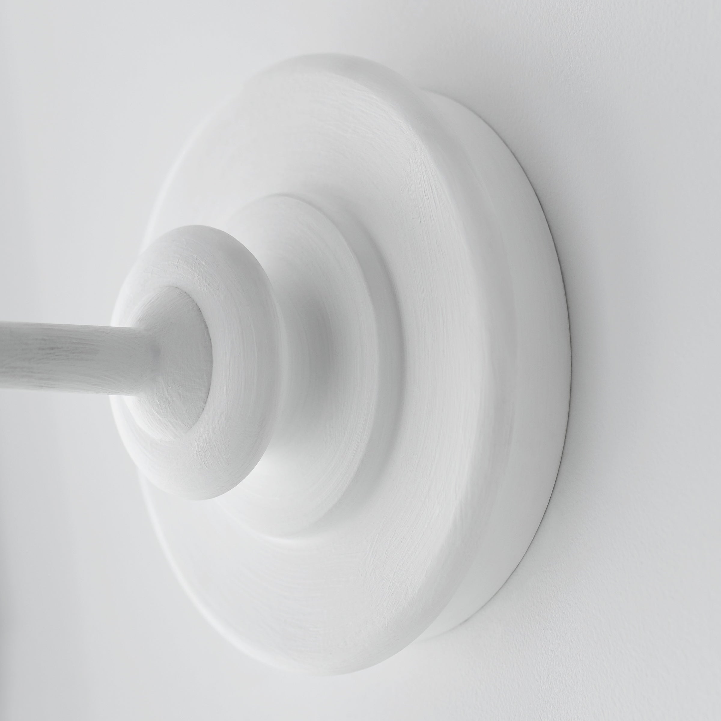 Silva Lámpara de Pared Vintage de Tela con Brazo de Negro/Blanco/Látón