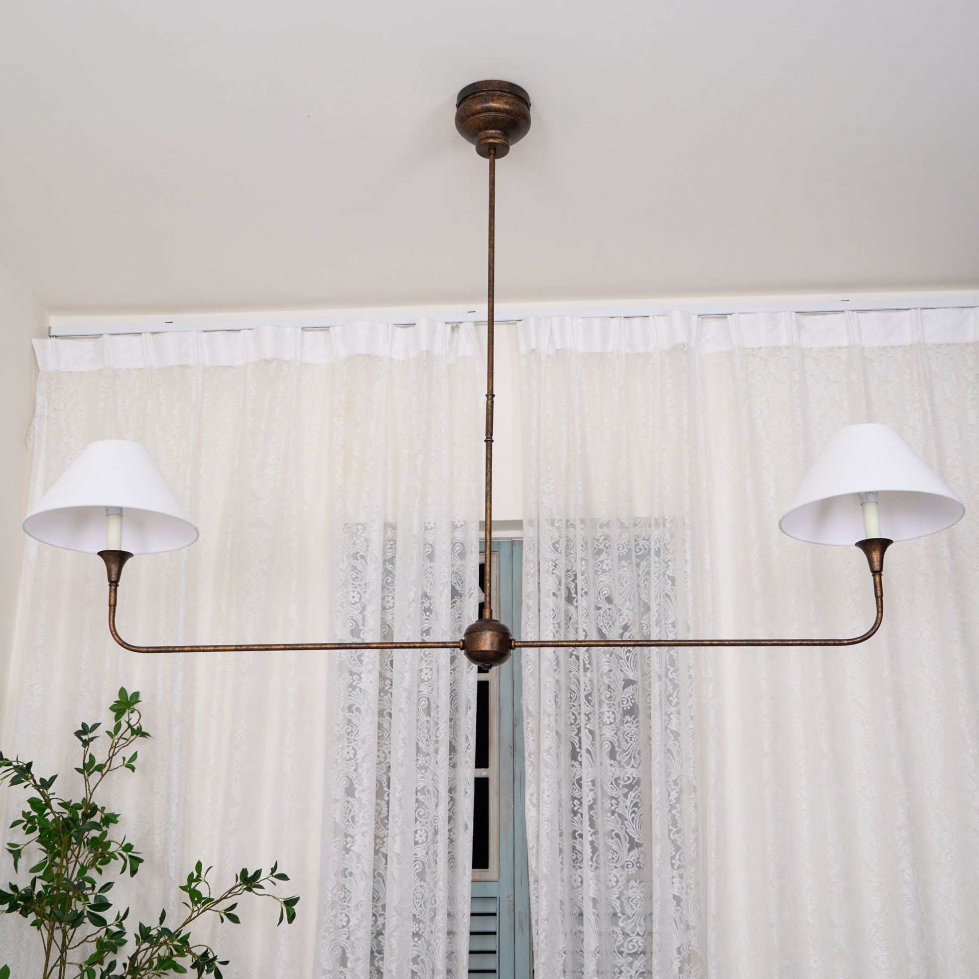 Silva Lámpara de Araña Lineal LED Moderna de Metal