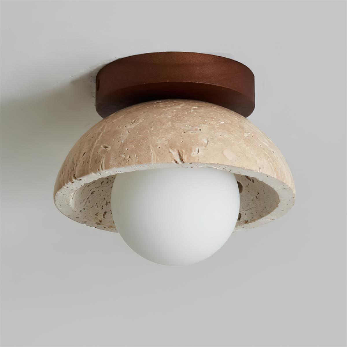 Ritta Lámpara de Techo Minimalista de Travertino
