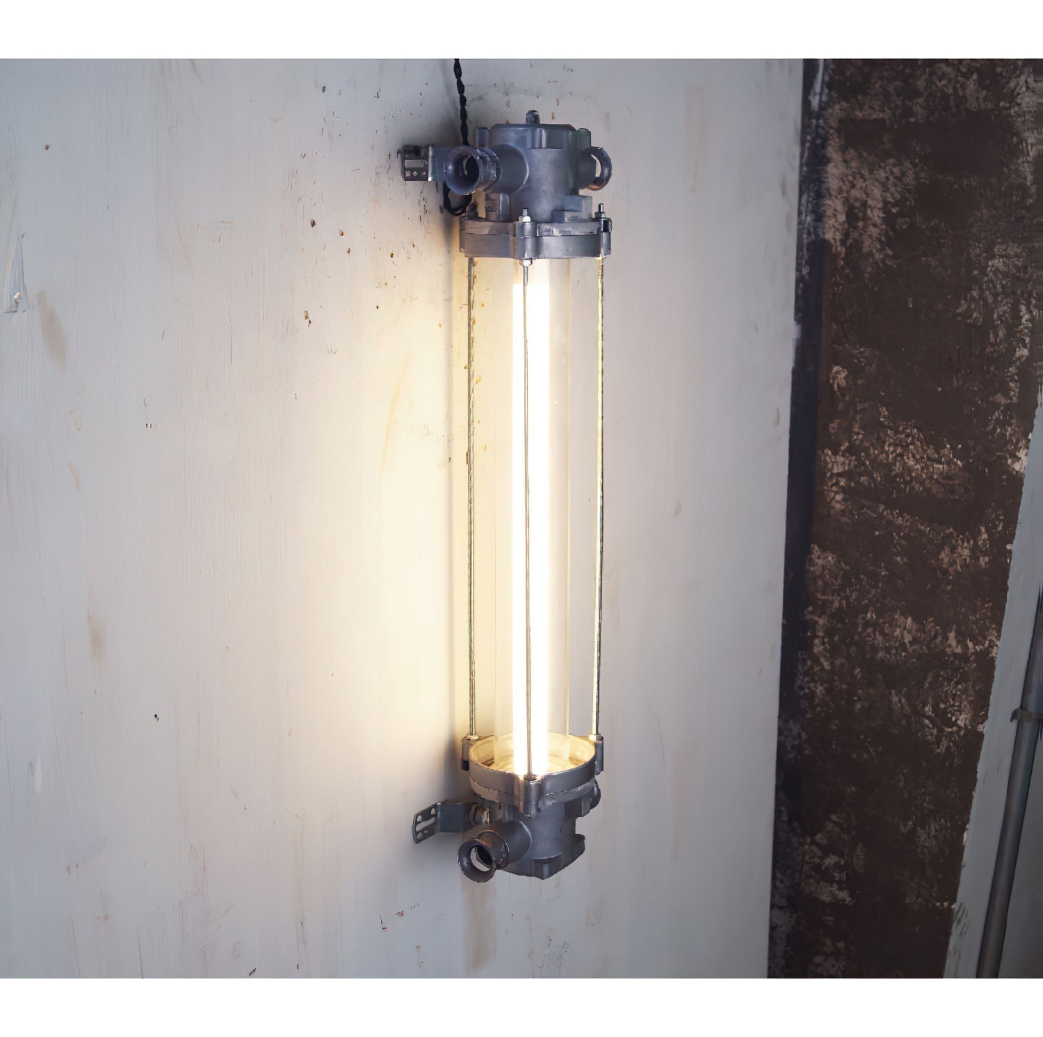 Nyliryra Elegance Vintage Offset Metal Wall Lamp - Lamp Copper