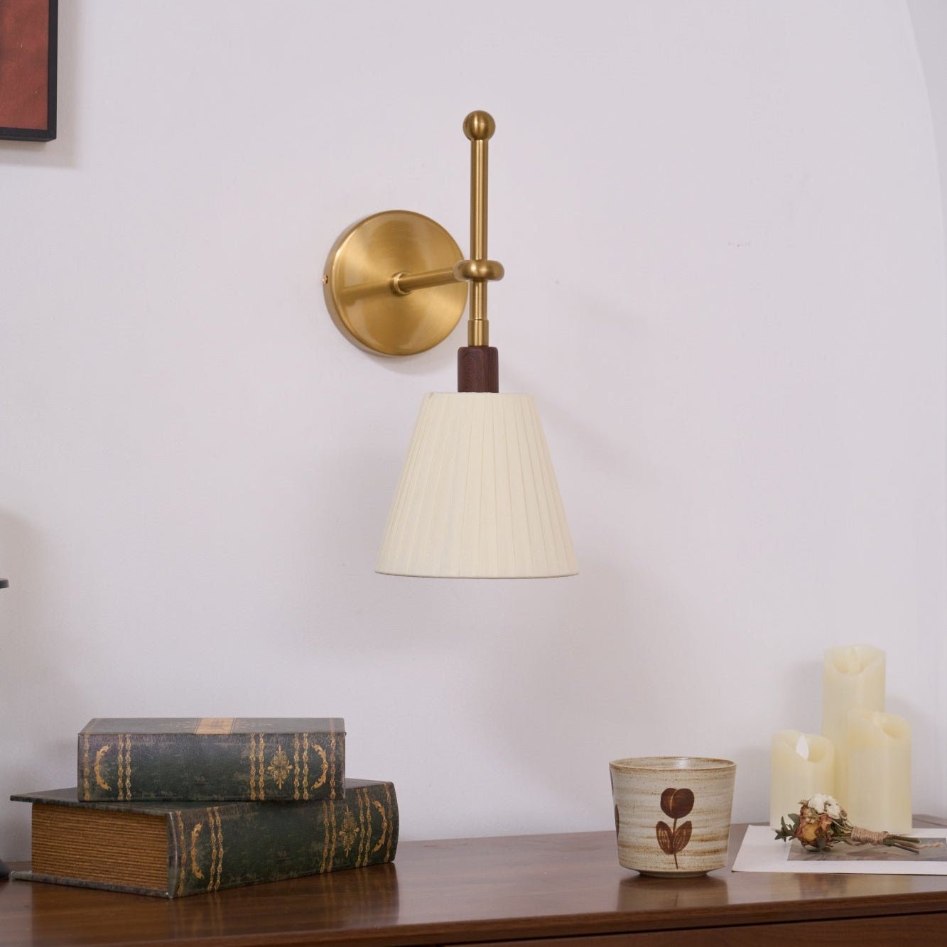 Pleated Fabric Wall Lamp - Letslighting