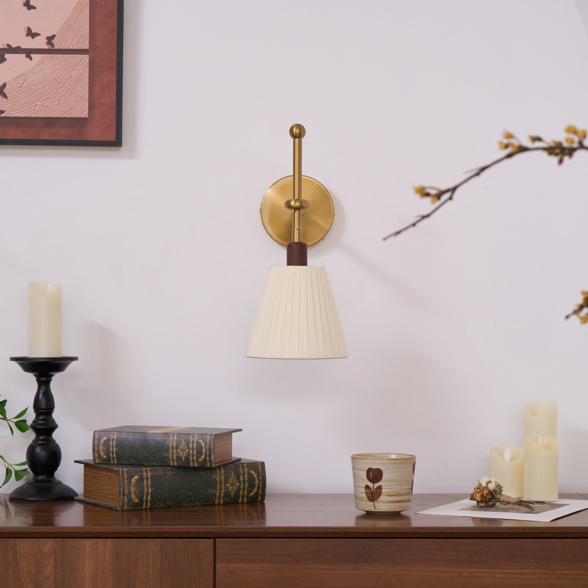 Pleated Fabric Wall Lamp - Letslighting