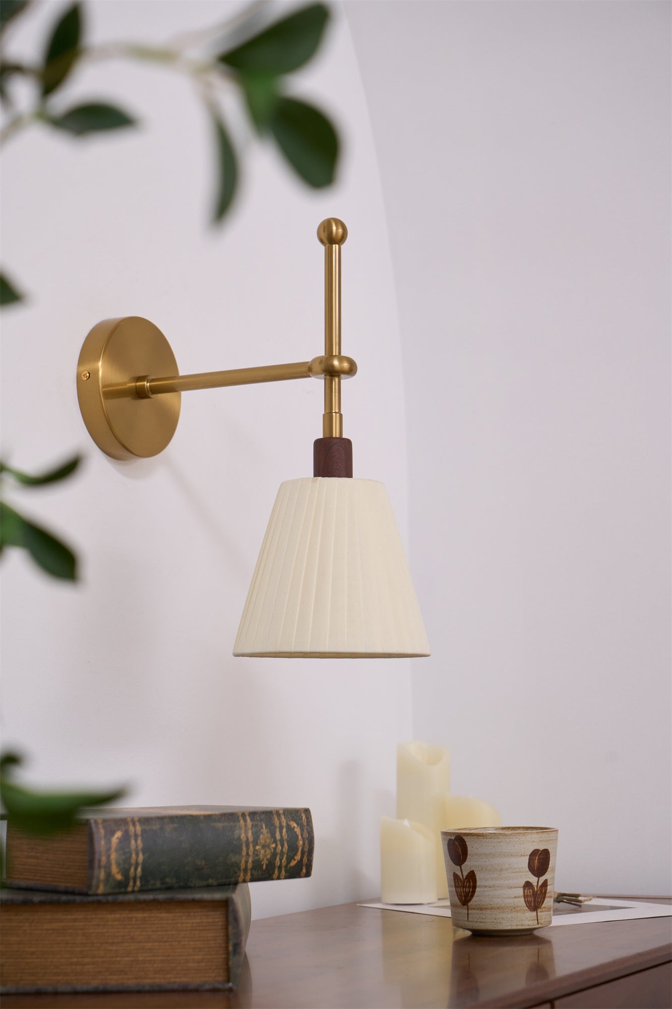 Pleated Fabric Wall Lamp - Letslighting