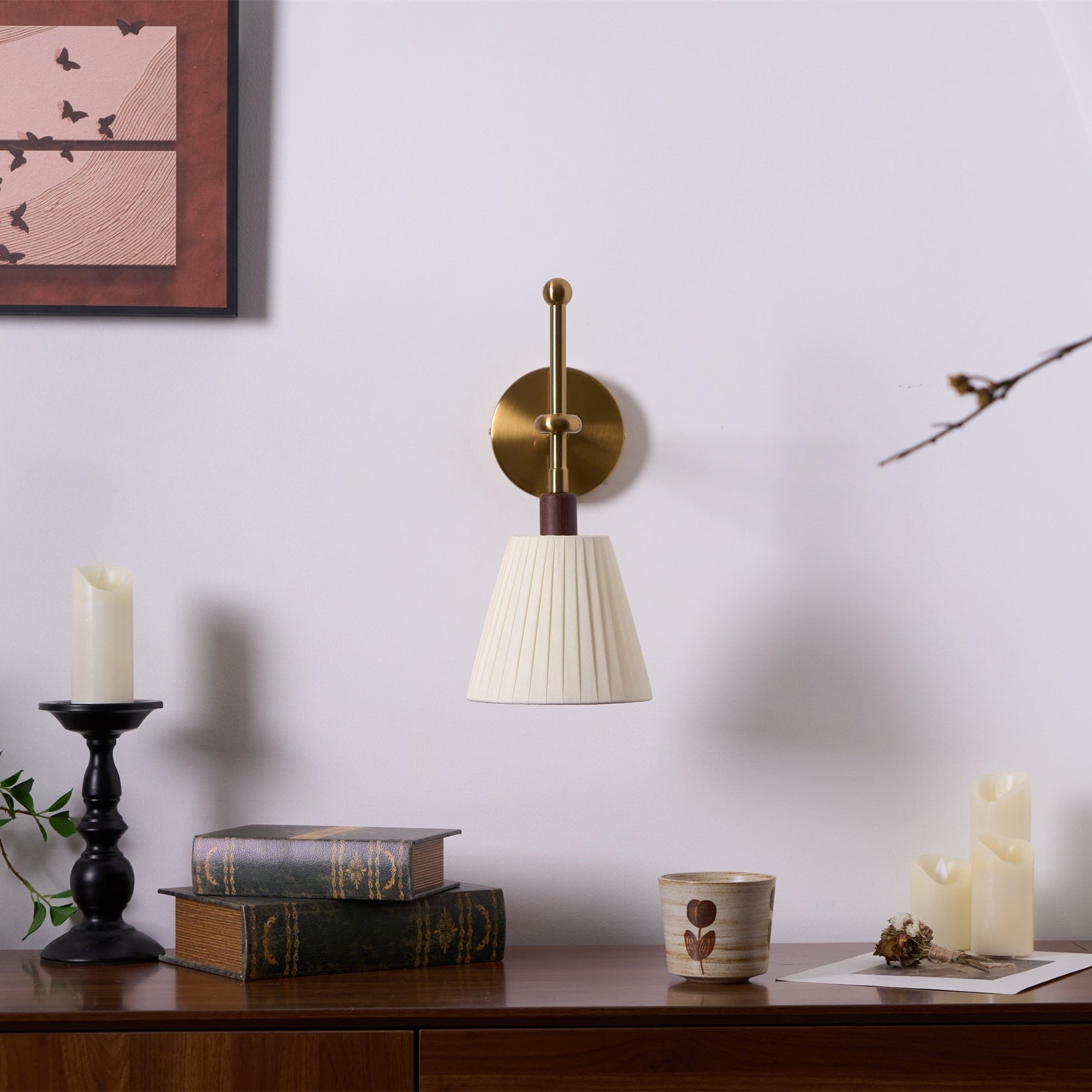 Pleated Fabric Wall Lamp - Letslighting