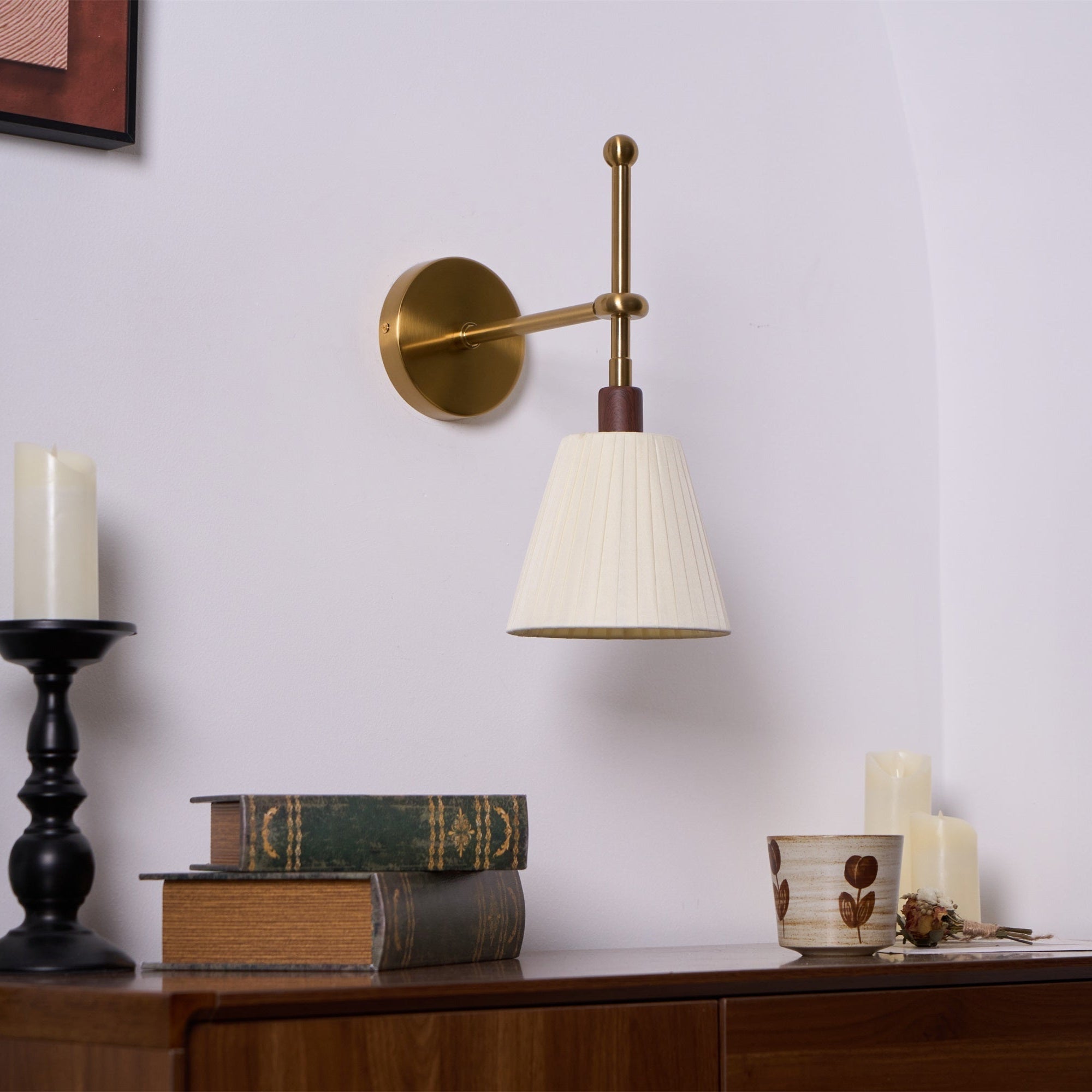 Pleated Fabric Wall Lamp - Letslighting