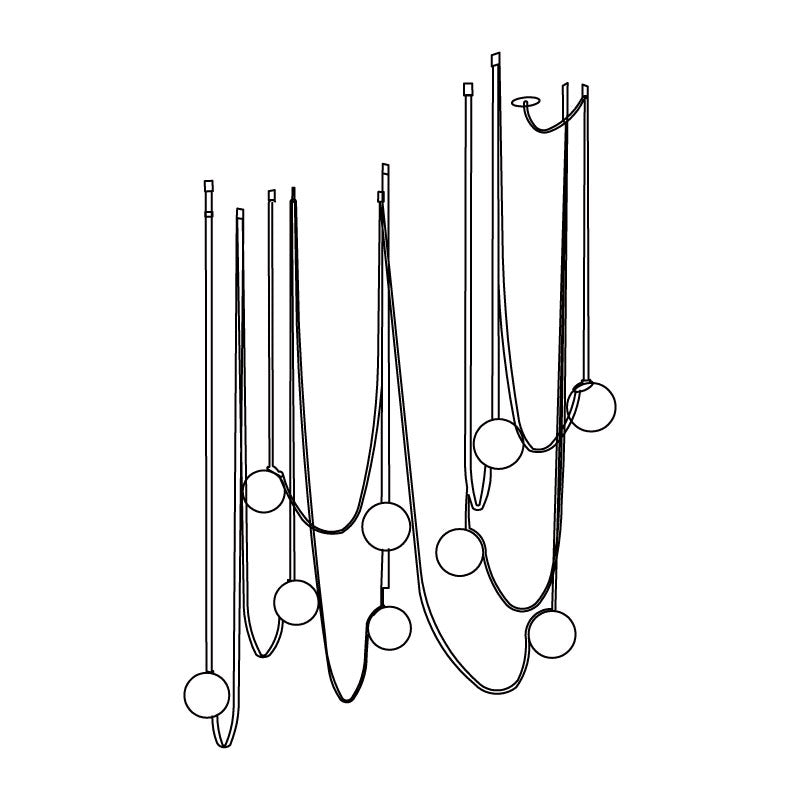 Multiple Belt Art Pendant Light - Letslighting