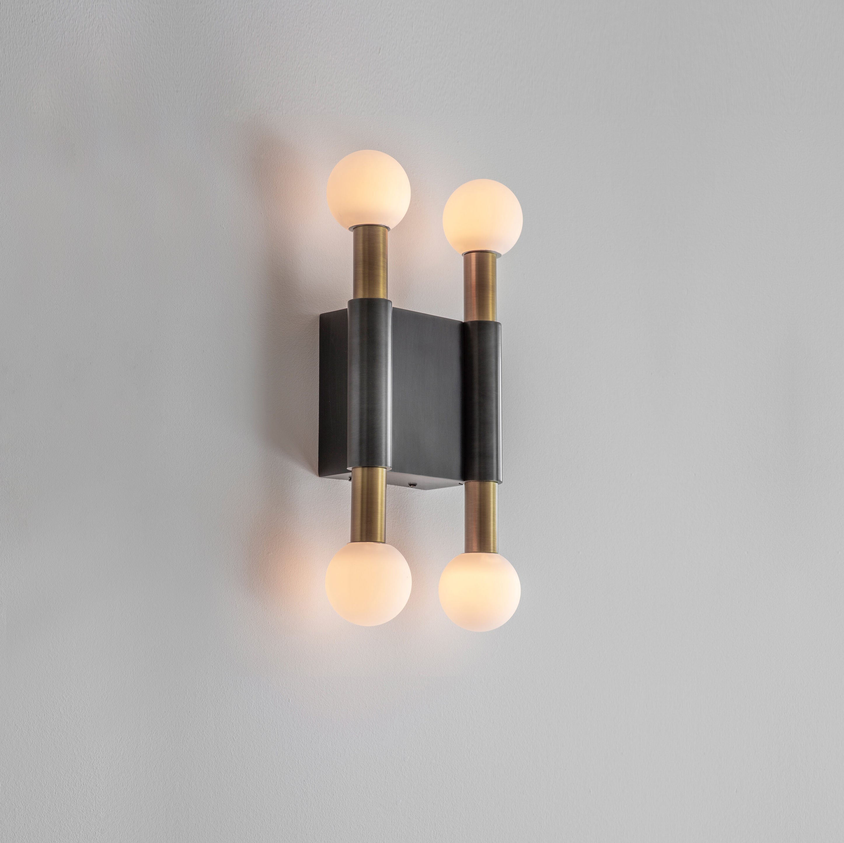 Vomaria Modern Minimalist Circile Metal Wall Lamp - Lamp Copper