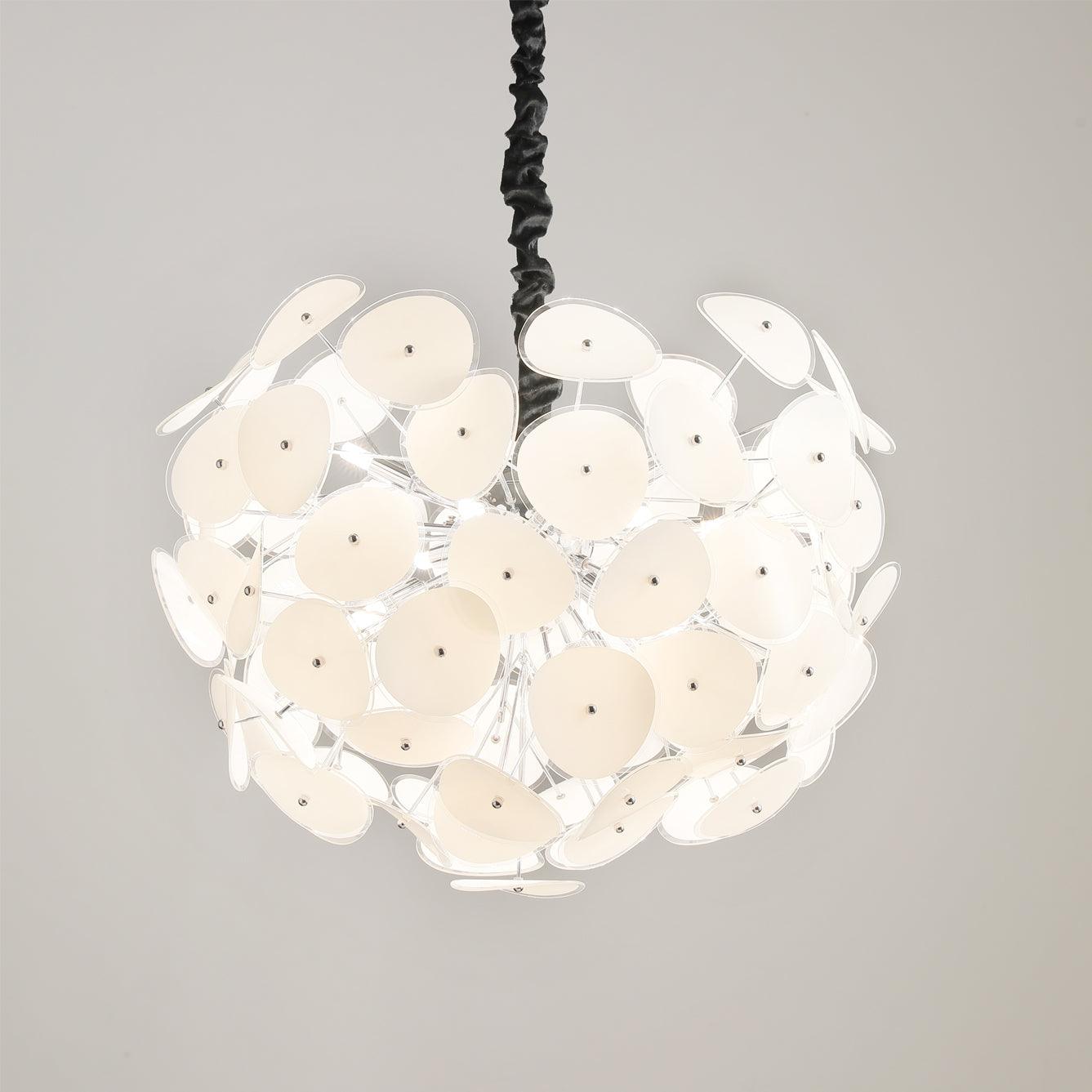 Poppy Glass Chandelier - Letslighting